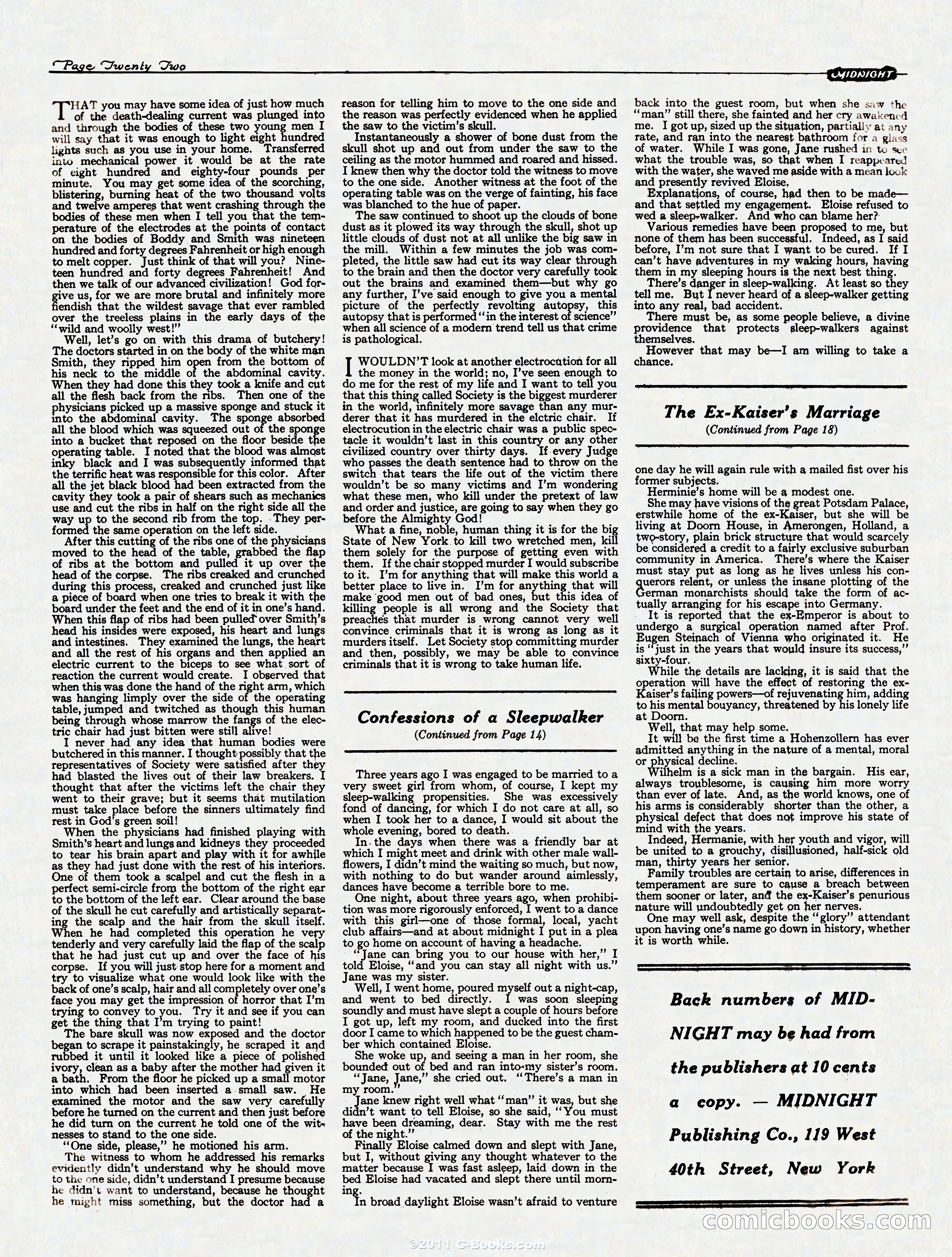 Midnight, October 28, 1922 — page 22 of 32