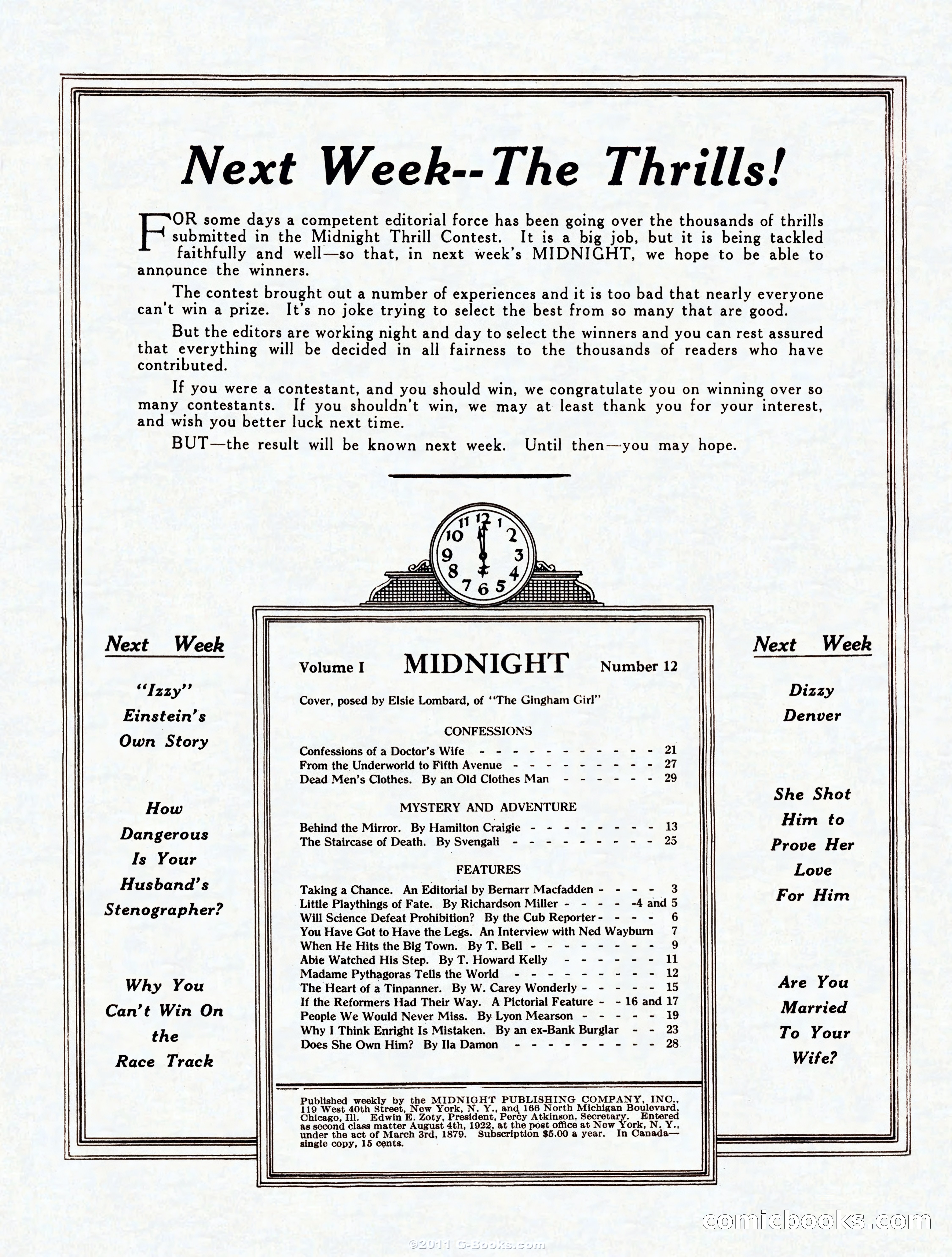 Midnight, November 4, 1922 — page 2 of 32