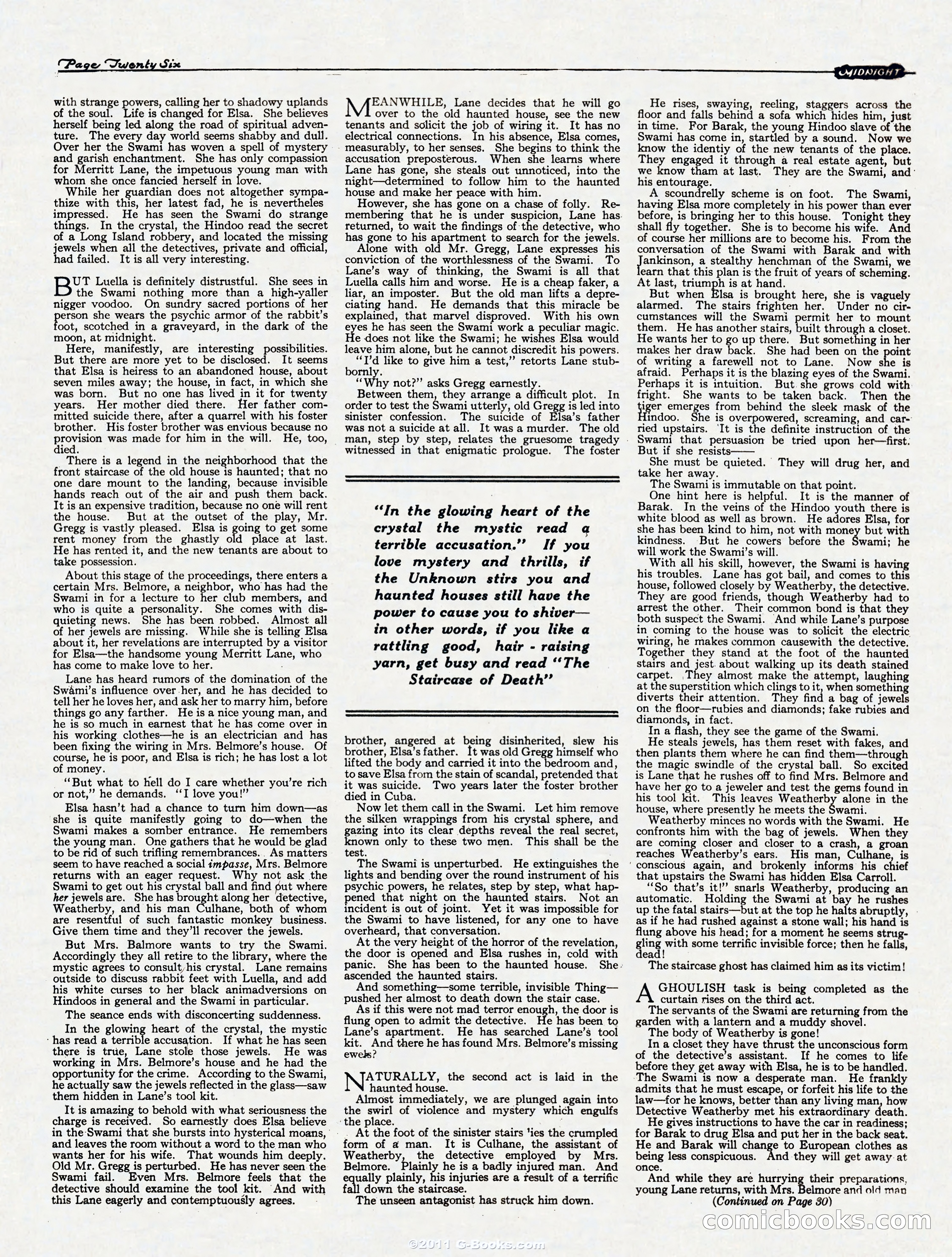 Midnight, November 4, 1922 — page 26 of 32