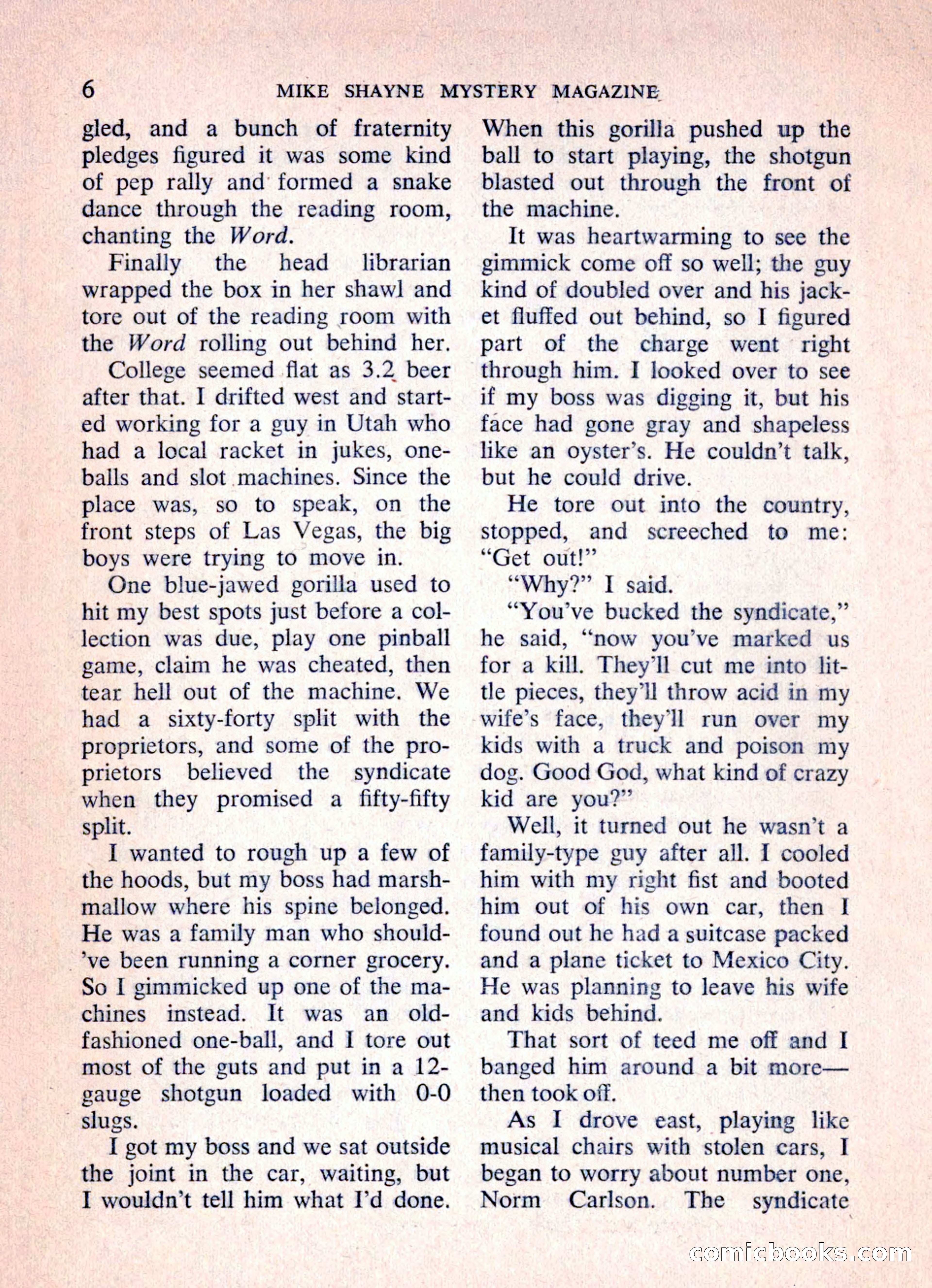 Mike Shayne Mystery Magazine, March 1962 — page 8 of 132