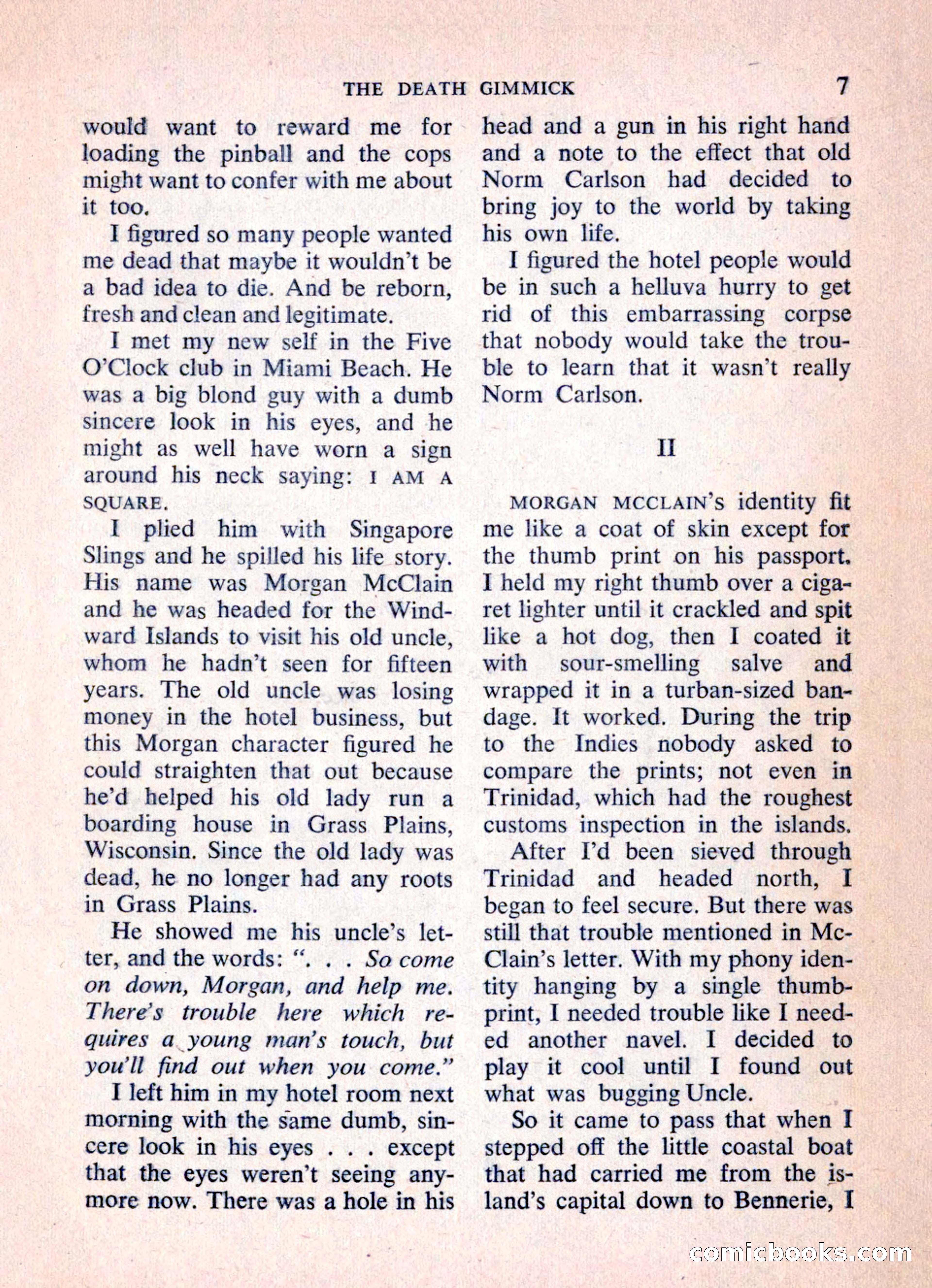 Mike Shayne Mystery Magazine, March 1962 — page 9 of 132