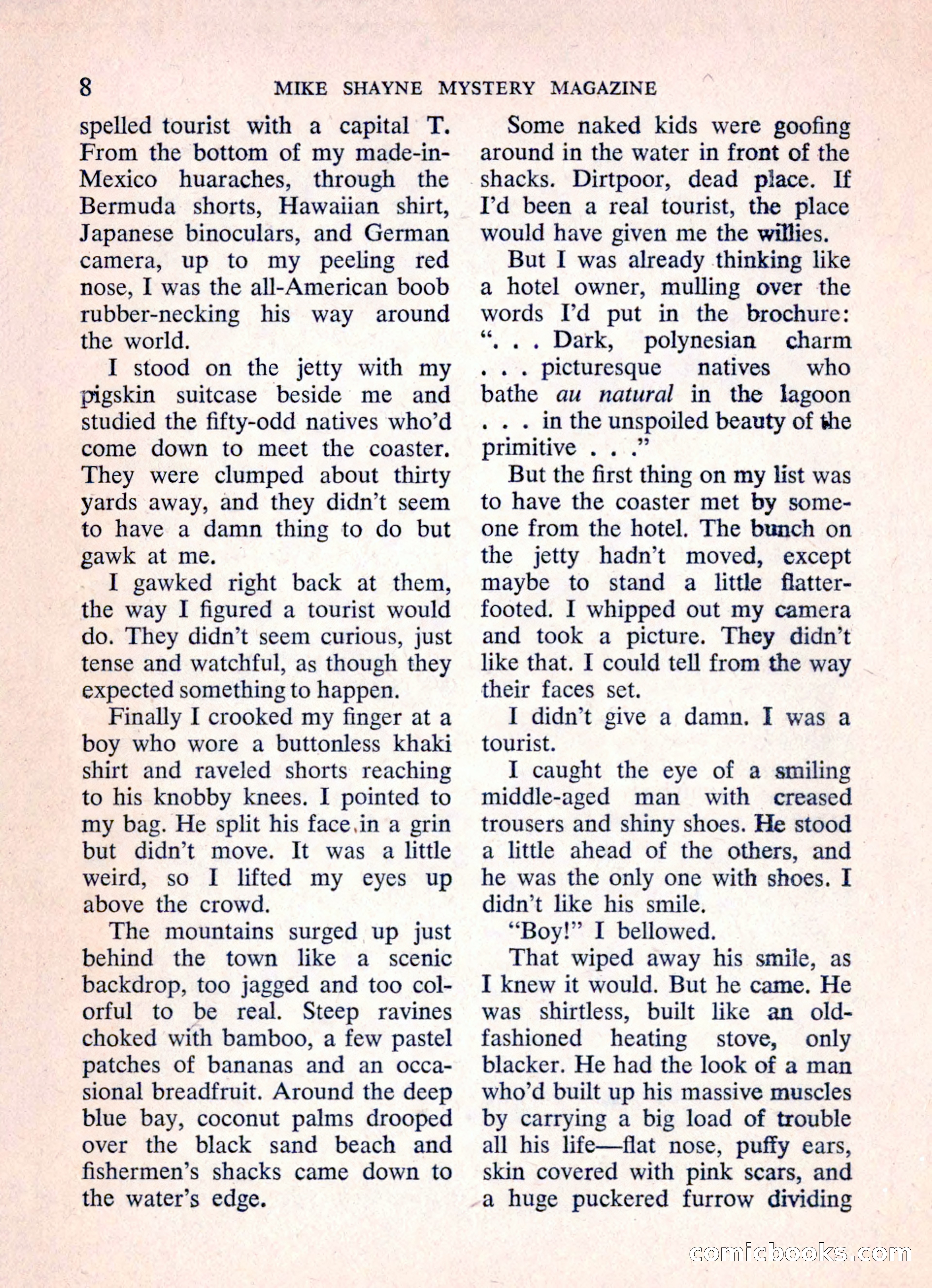 Mike Shayne Mystery Magazine, March 1962 — page 10 of 132