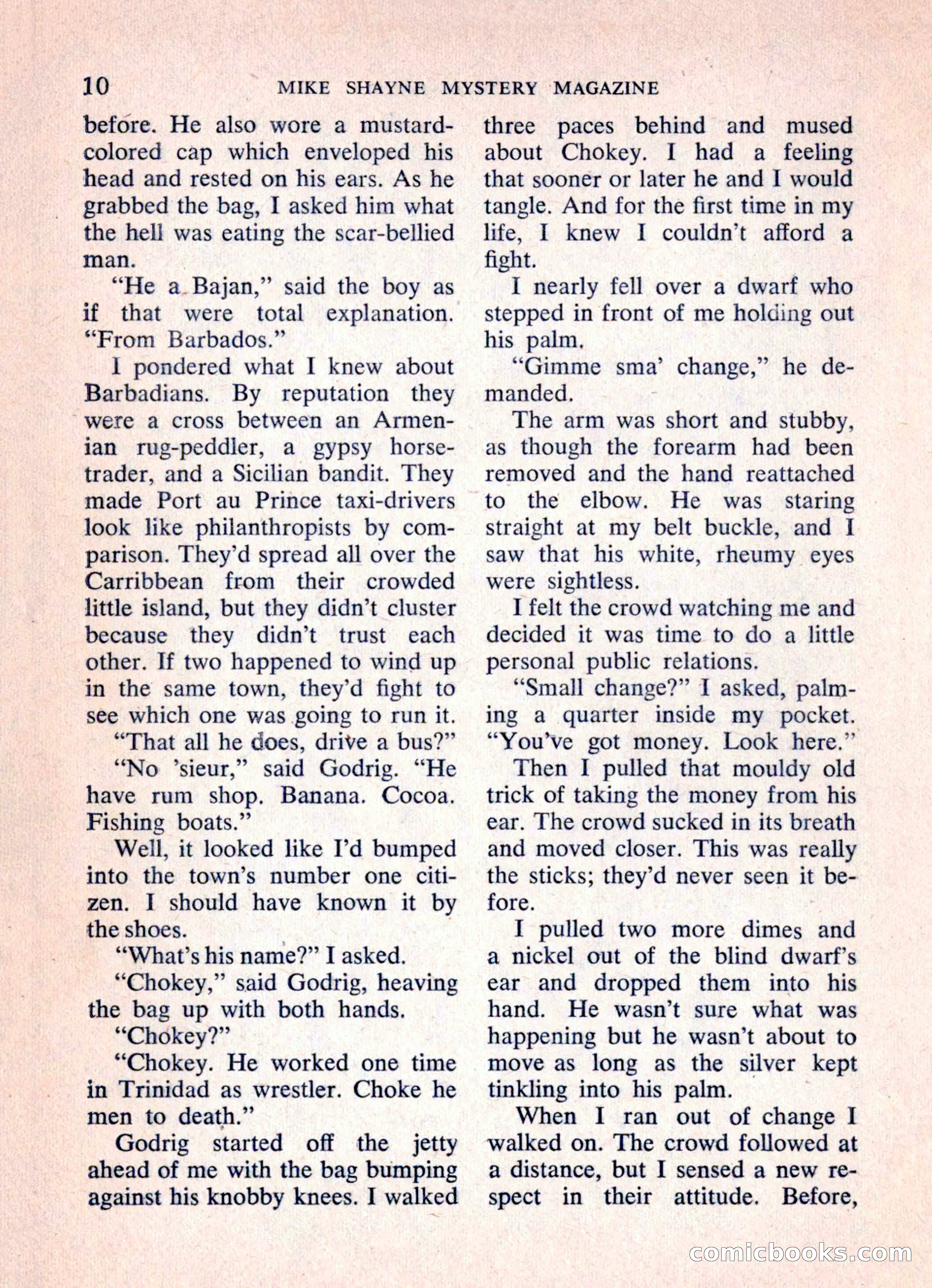 Mike Shayne Mystery Magazine, March 1962 — page 12 of 132