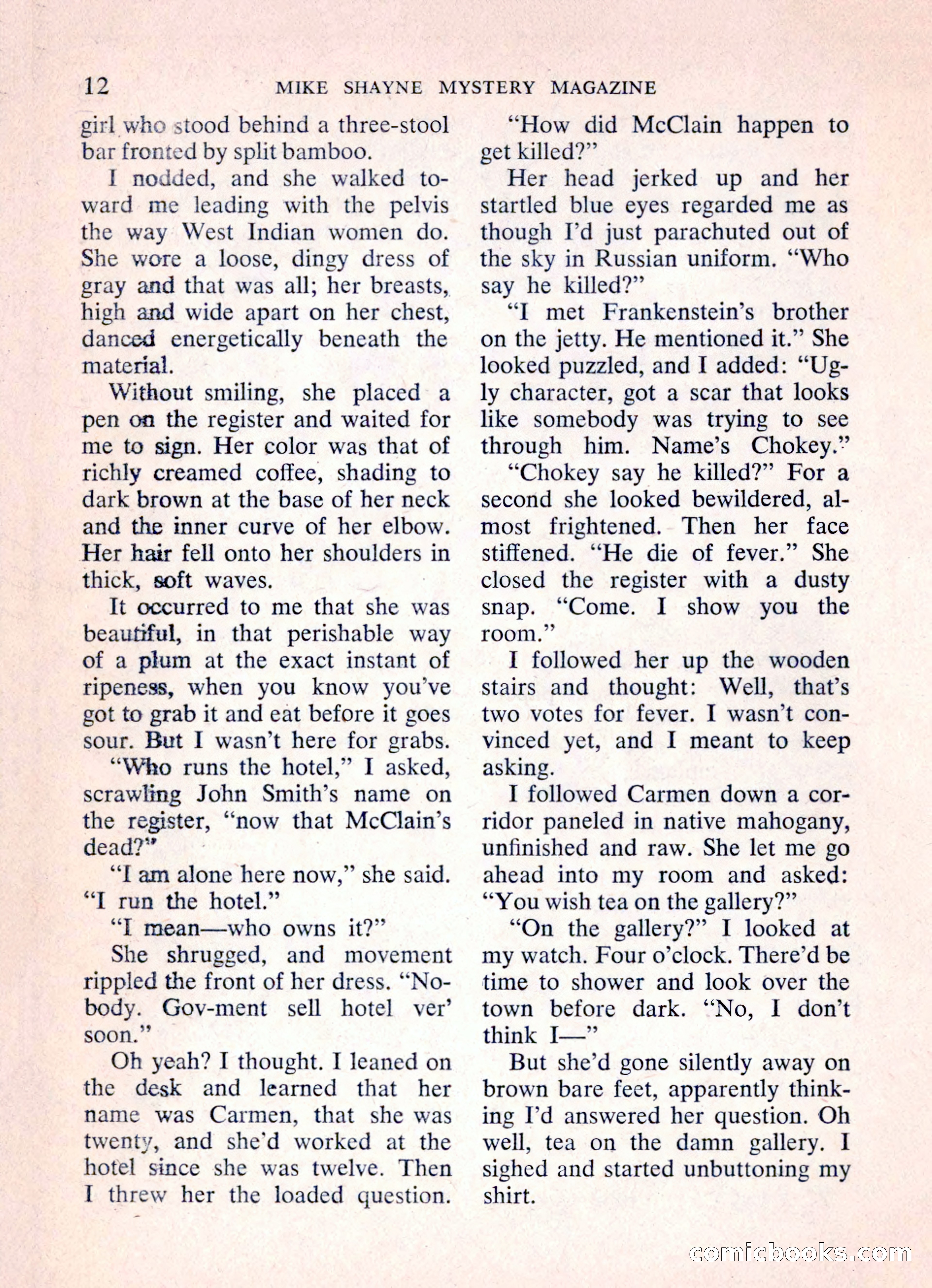 Mike Shayne Mystery Magazine, March 1962 — page 14 of 132