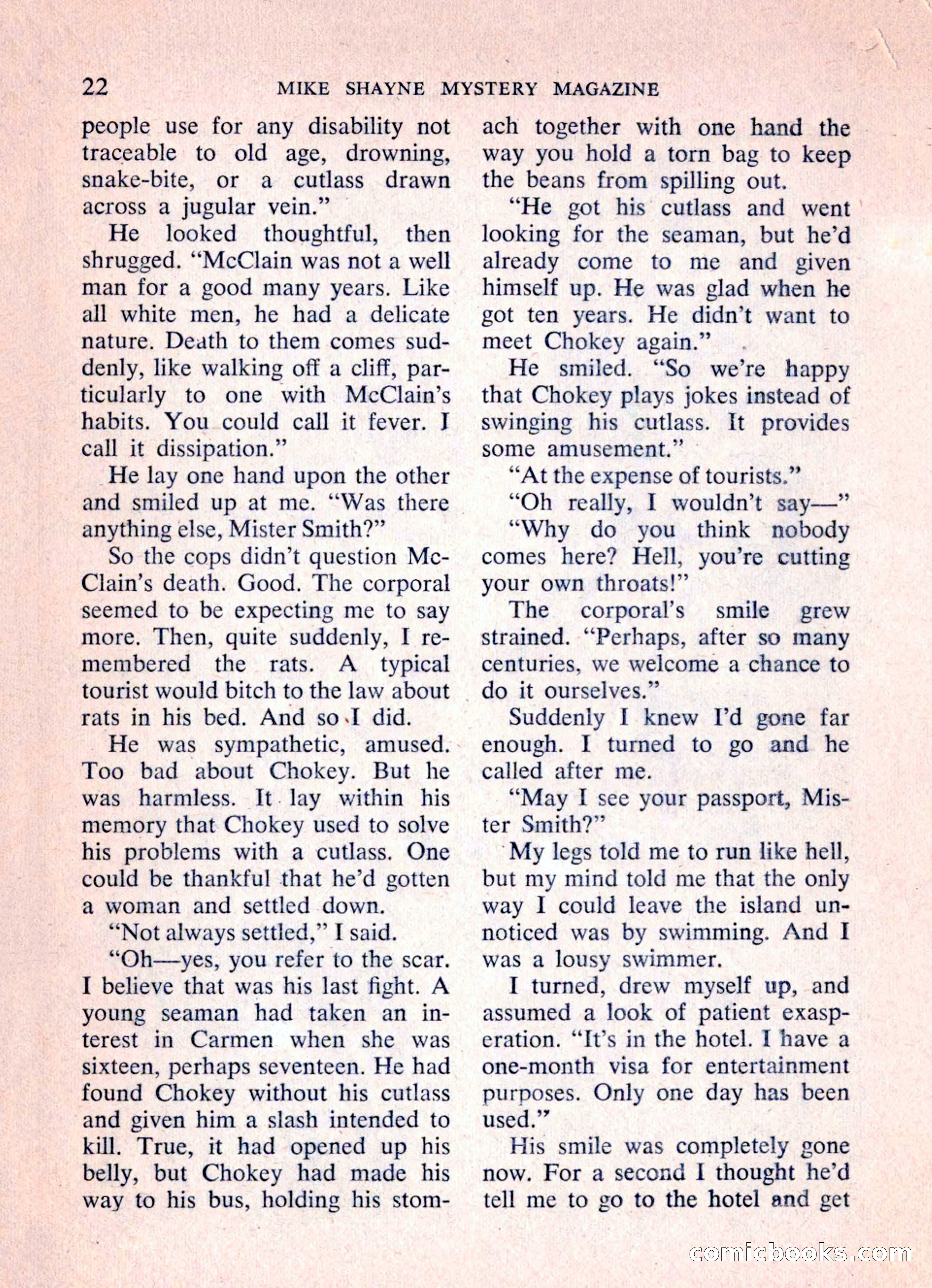 Mike Shayne Mystery Magazine, March 1962 — page 24 of 132