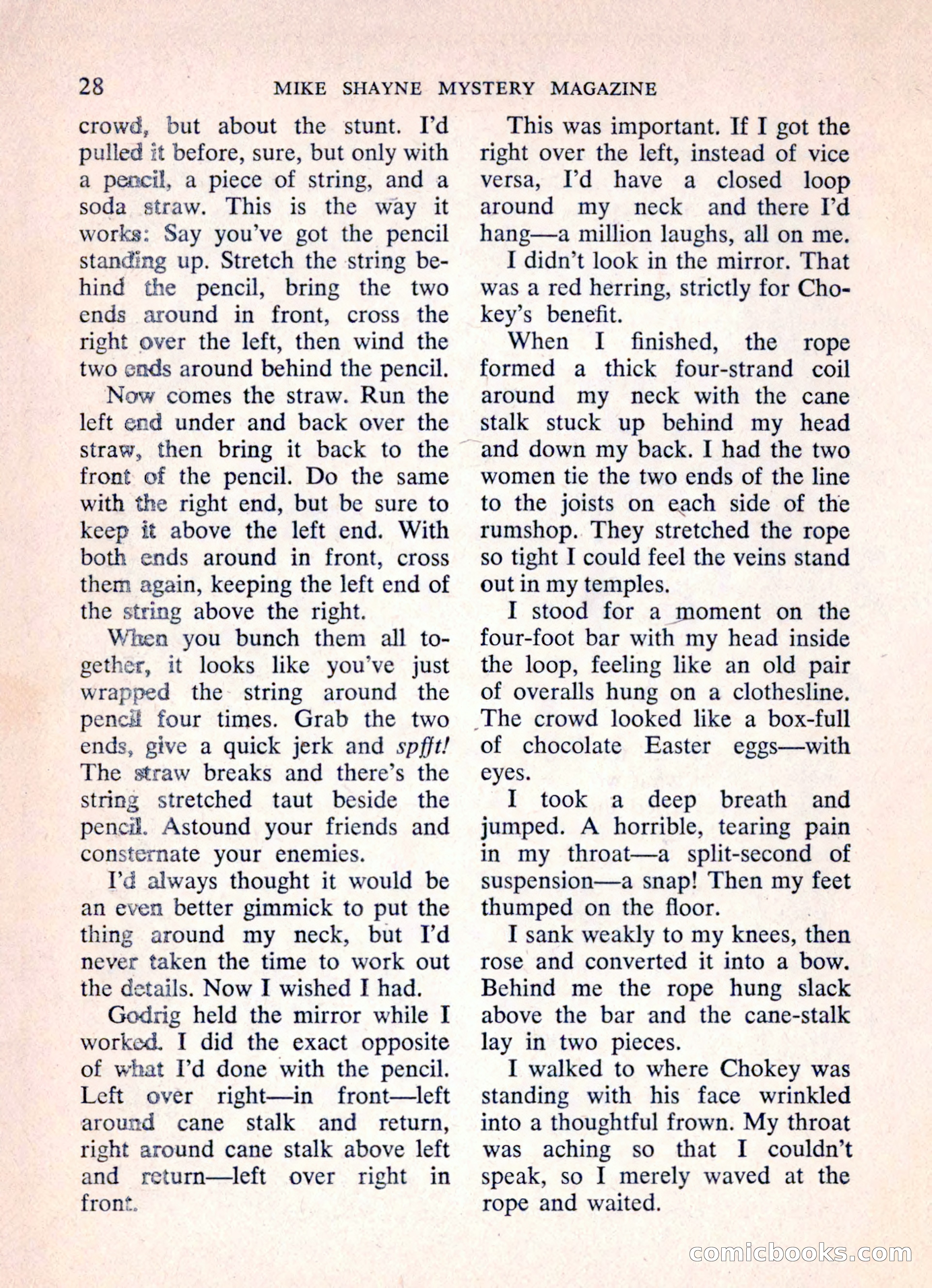 Mike Shayne Mystery Magazine, March 1962 — page 30 of 132