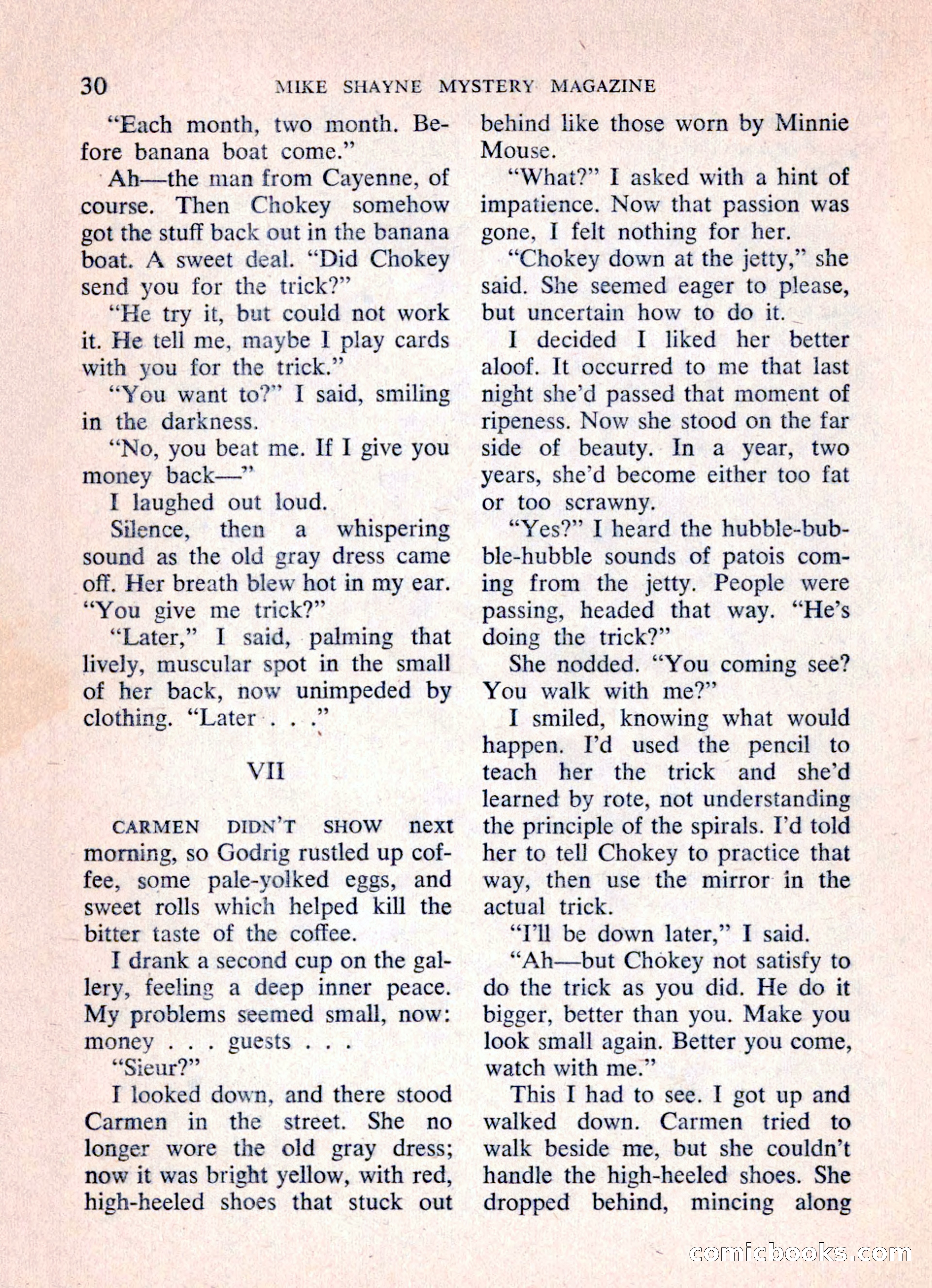 Mike Shayne Mystery Magazine, March 1962 — page 32 of 132