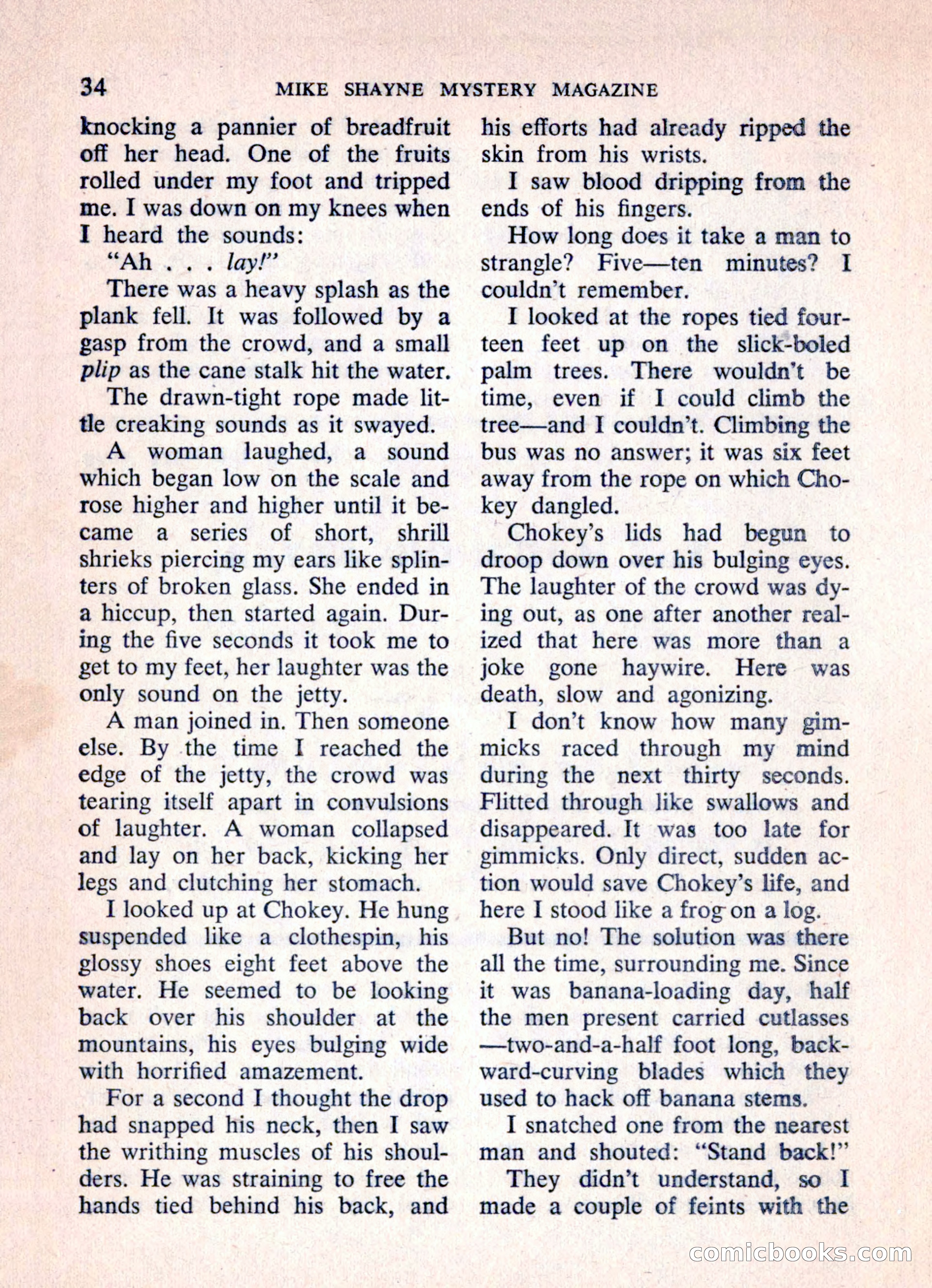 Mike Shayne Mystery Magazine, March 1962 — page 36 of 132