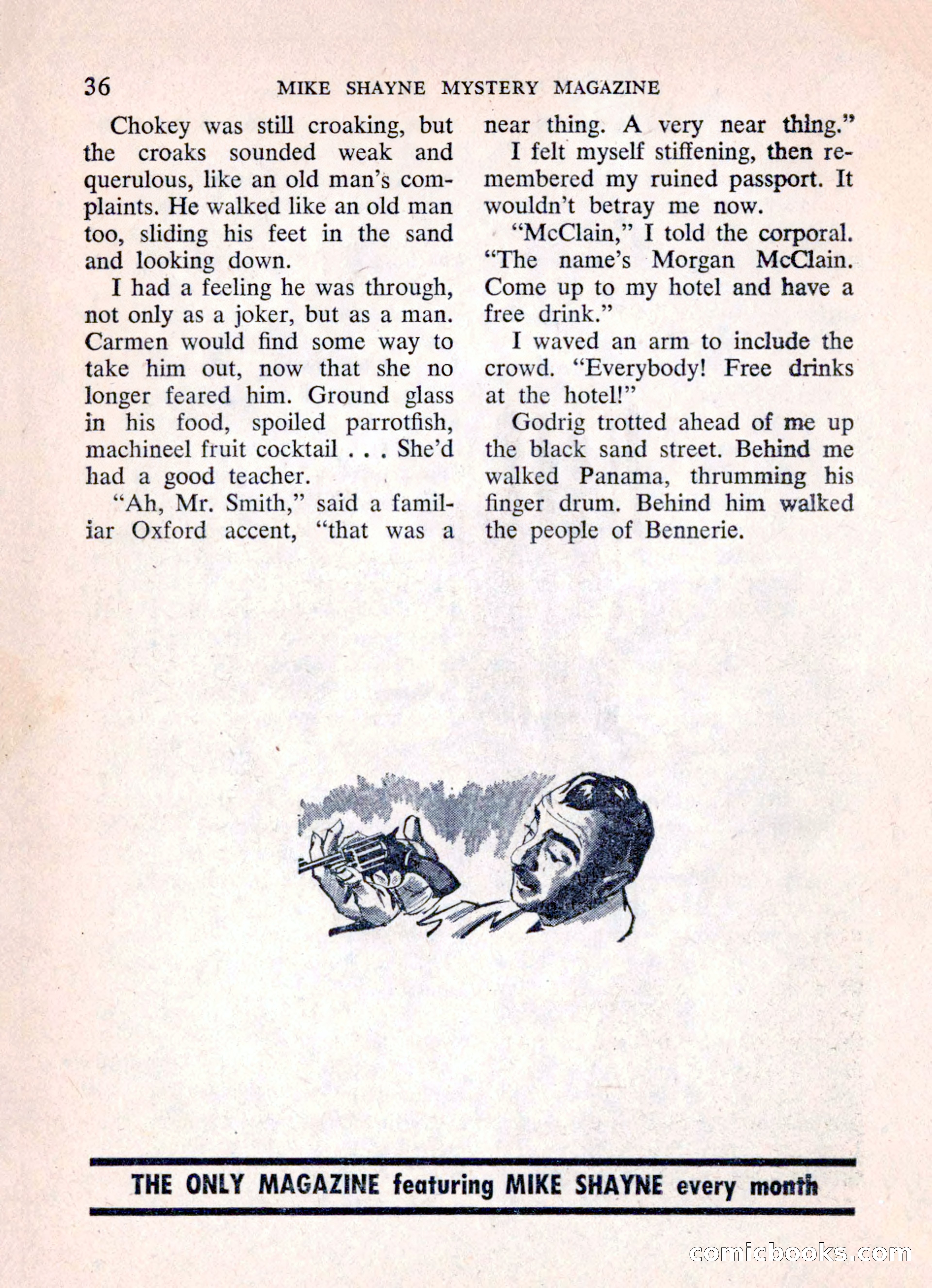 Mike Shayne Mystery Magazine, March 1962 — page 38 of 132