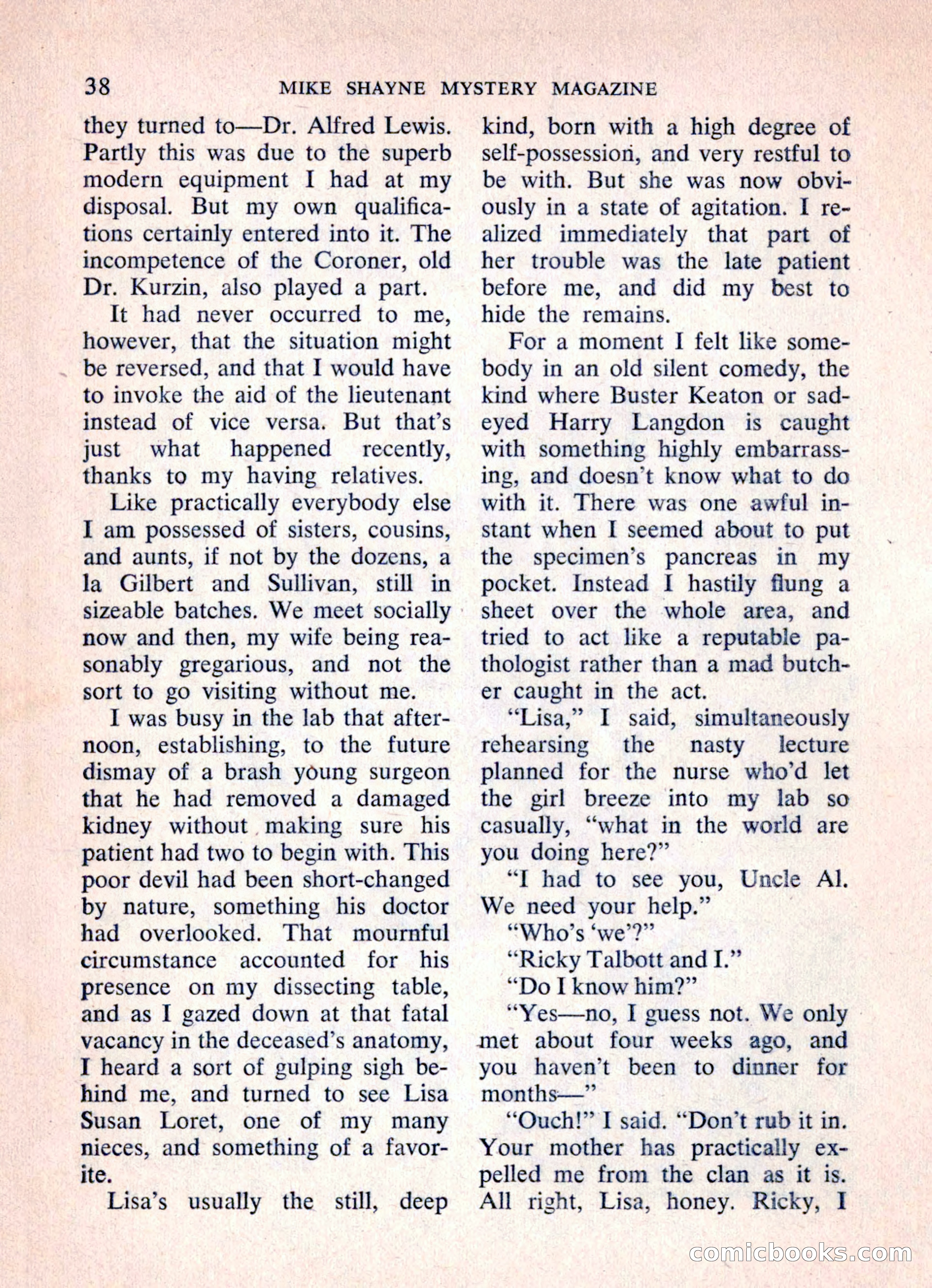 Mike Shayne Mystery Magazine, March 1962 — page 40 of 132