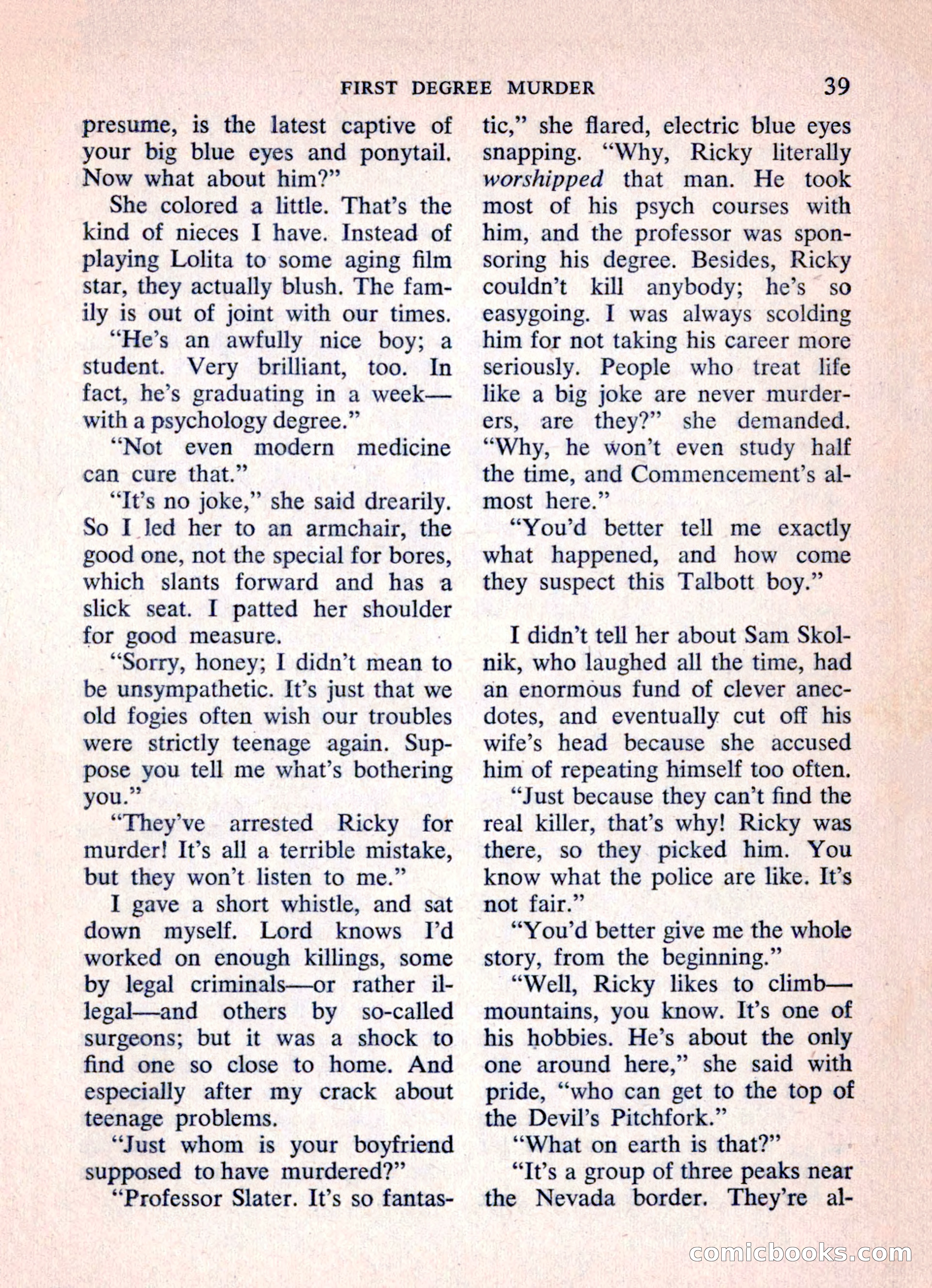 Mike Shayne Mystery Magazine, March 1962 — page 41 of 132
