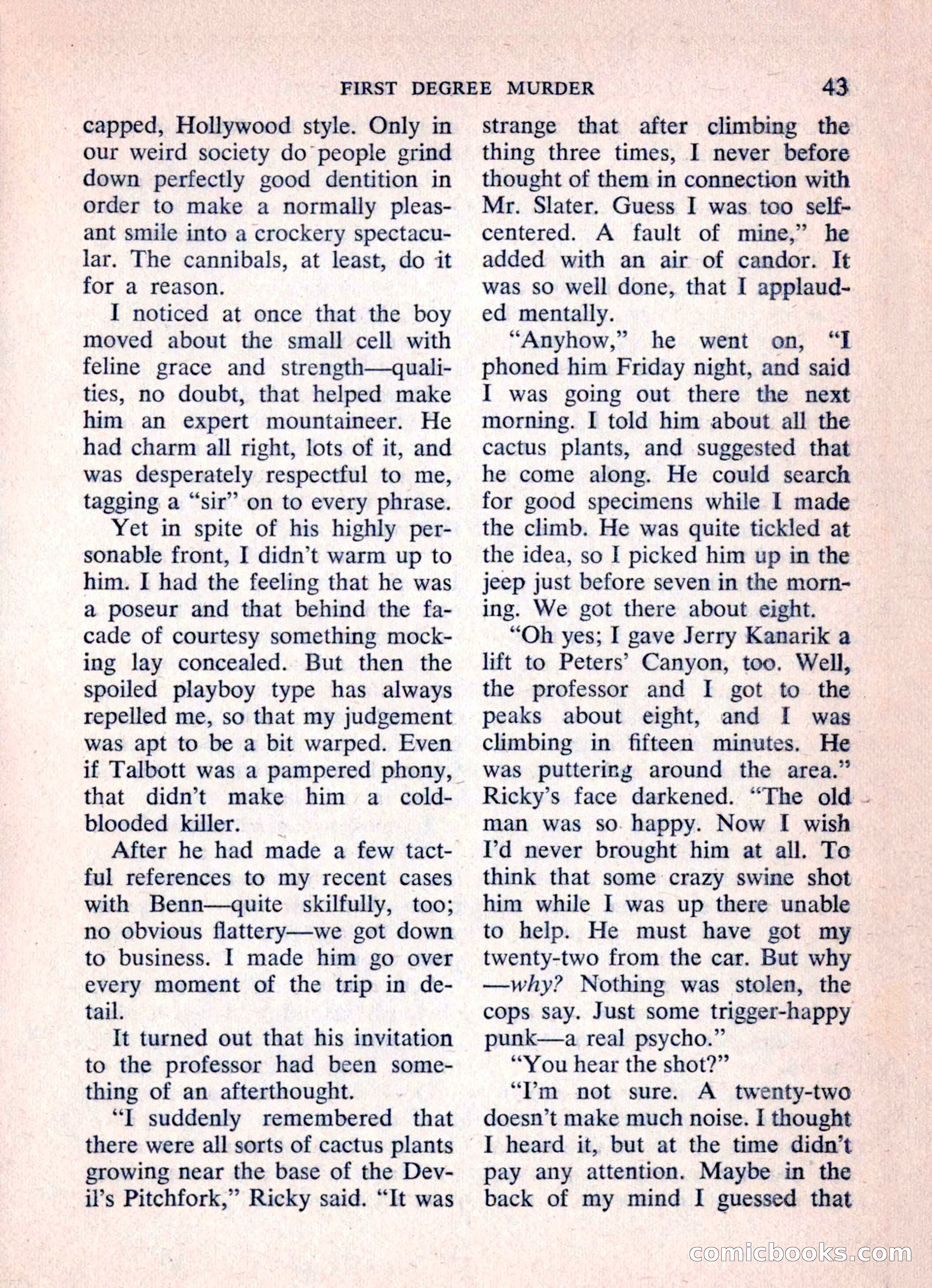 Mike Shayne Mystery Magazine, March 1962 — page 45 of 132