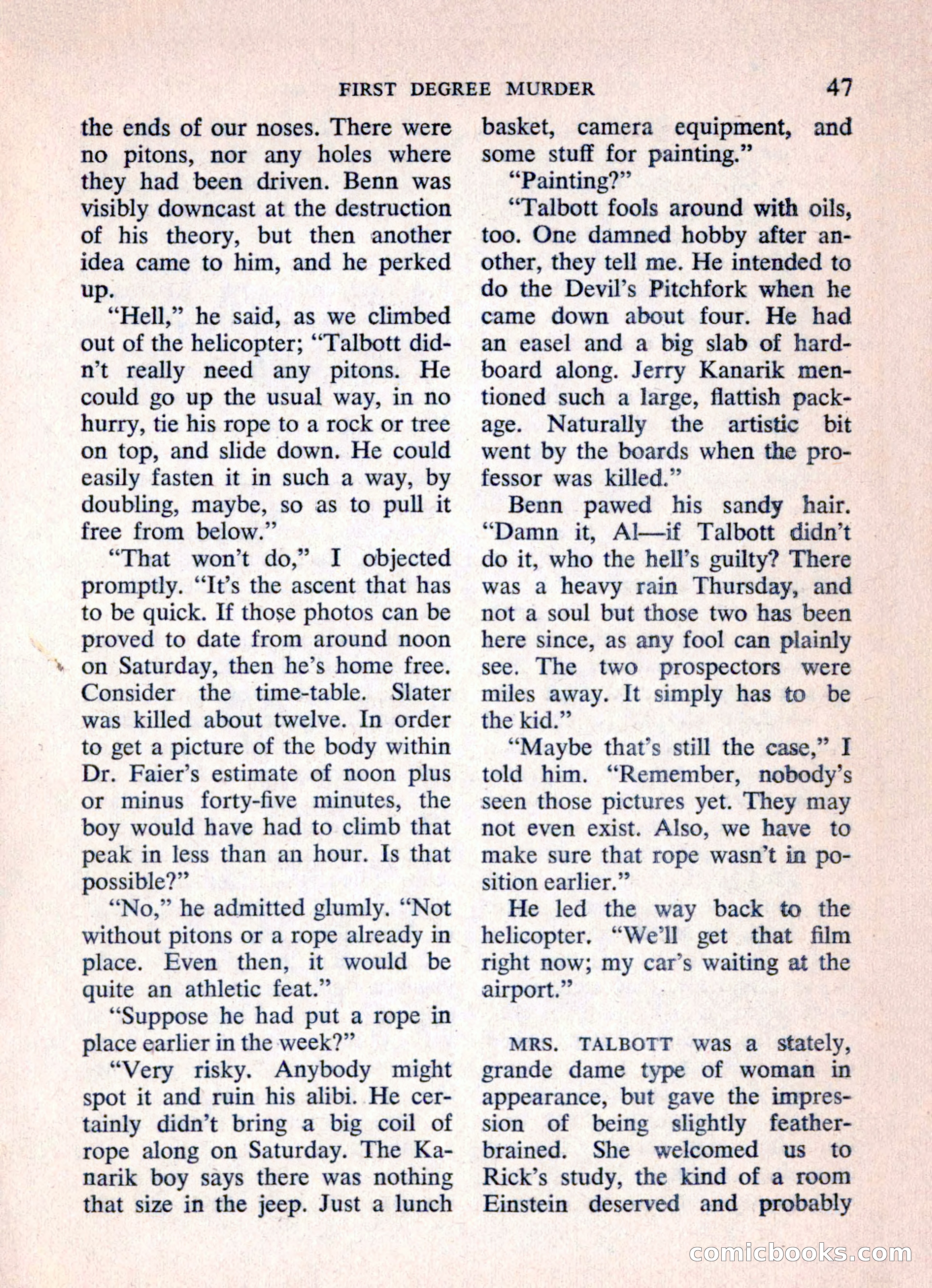 Mike Shayne Mystery Magazine, March 1962 — page 49 of 132