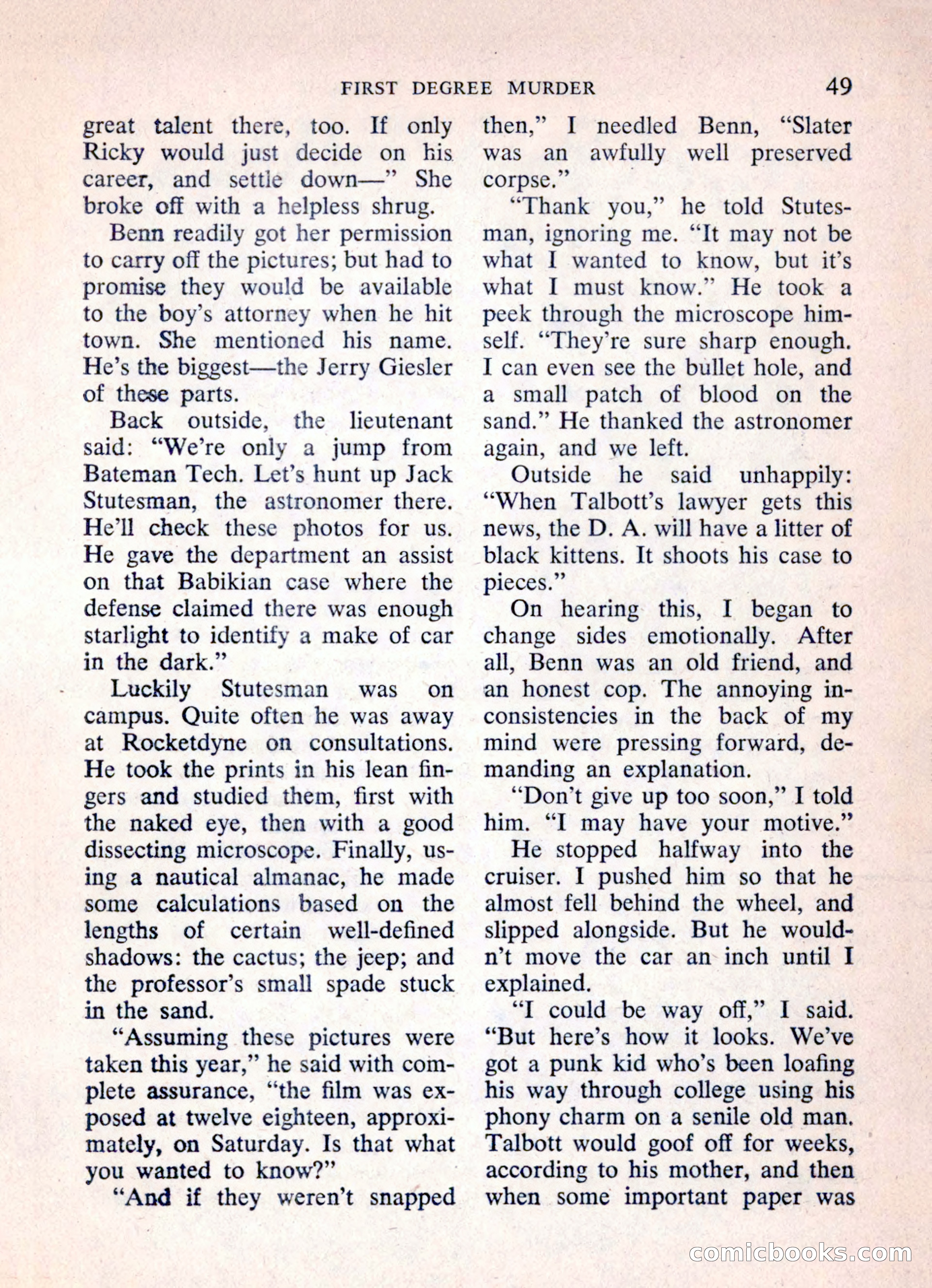 Mike Shayne Mystery Magazine, March 1962 — page 51 of 132