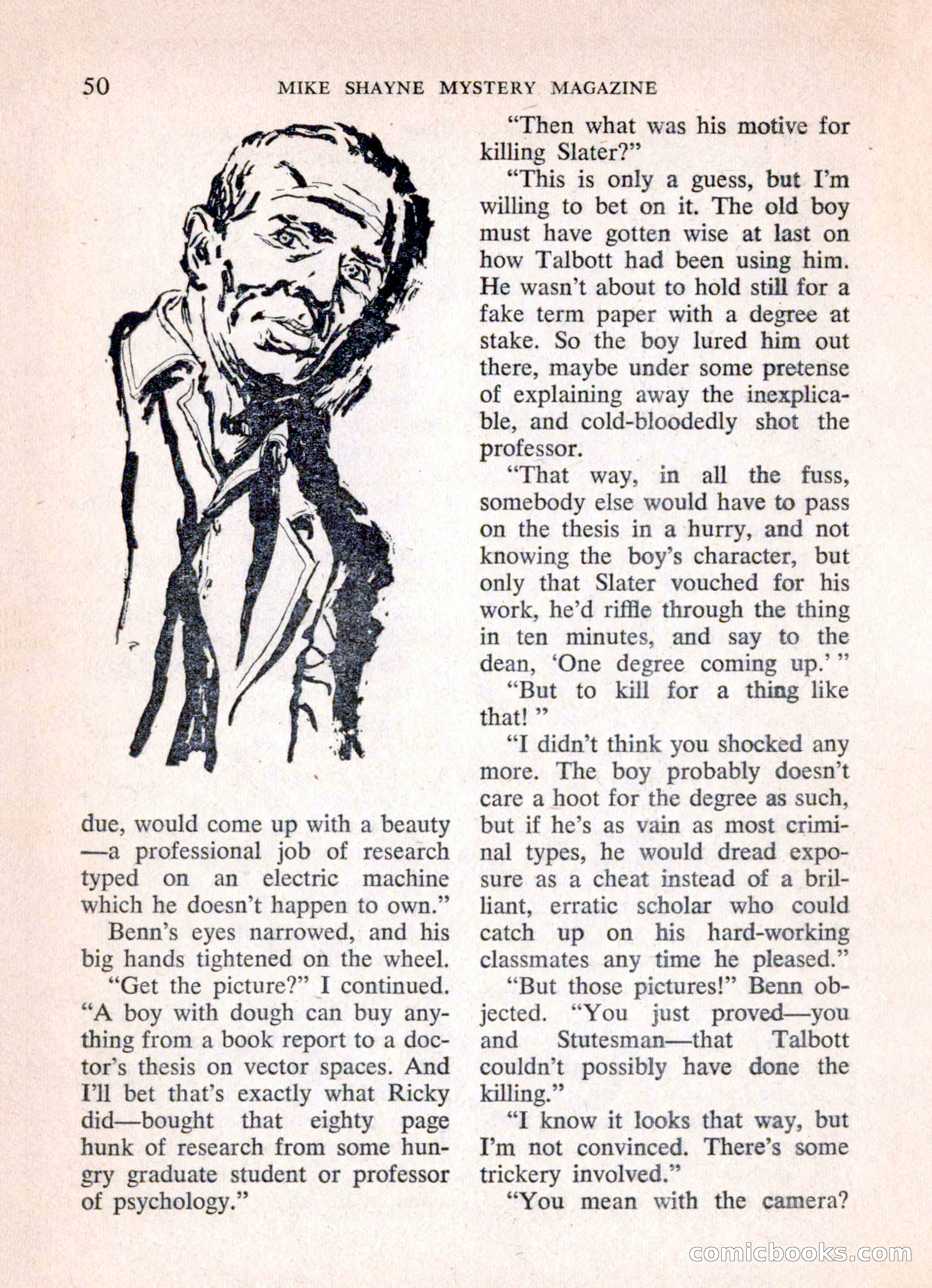 Mike Shayne Mystery Magazine, March 1962 — page 52 of 132