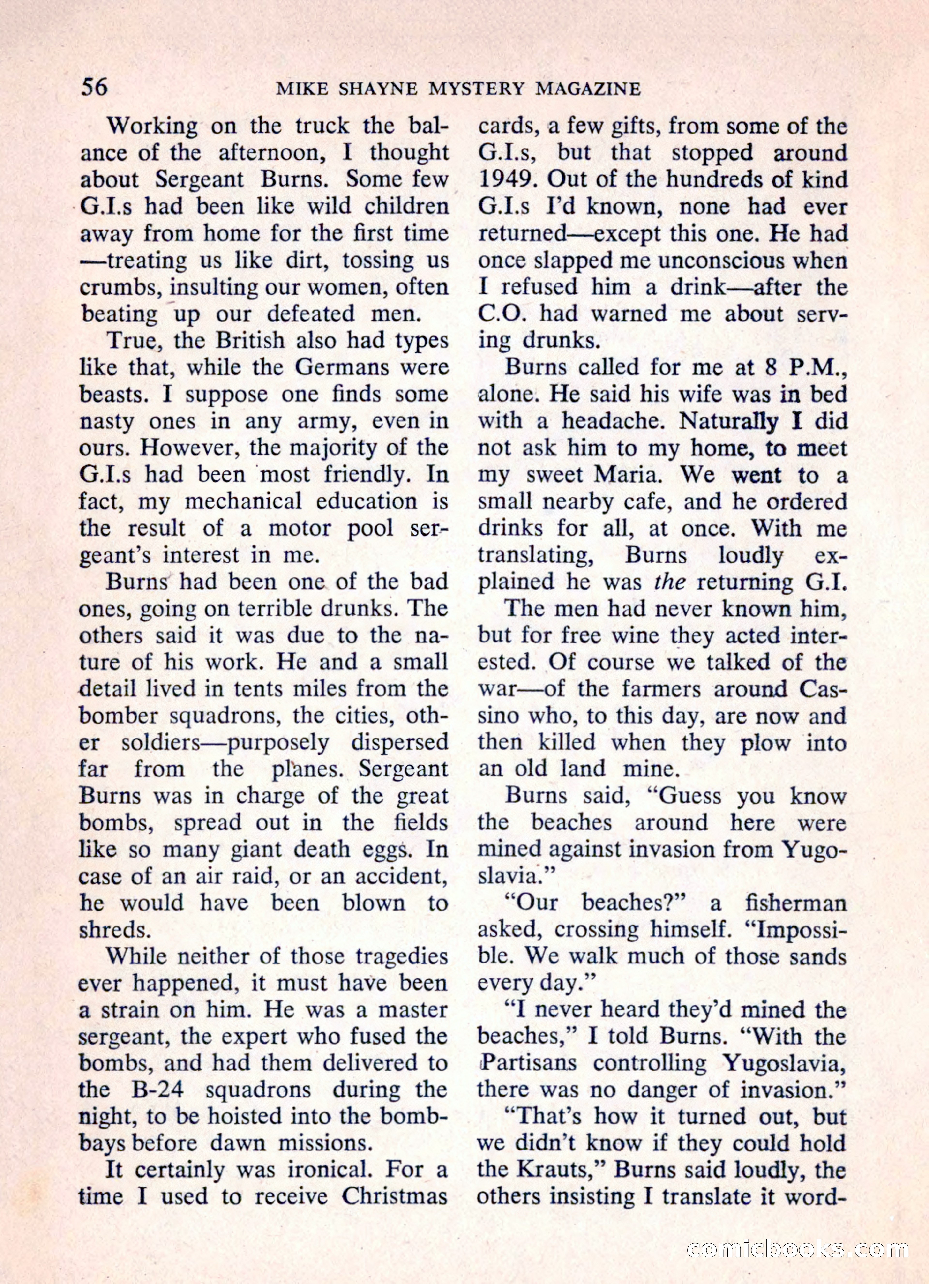 Mike Shayne Mystery Magazine, March 1962 — page 58 of 132