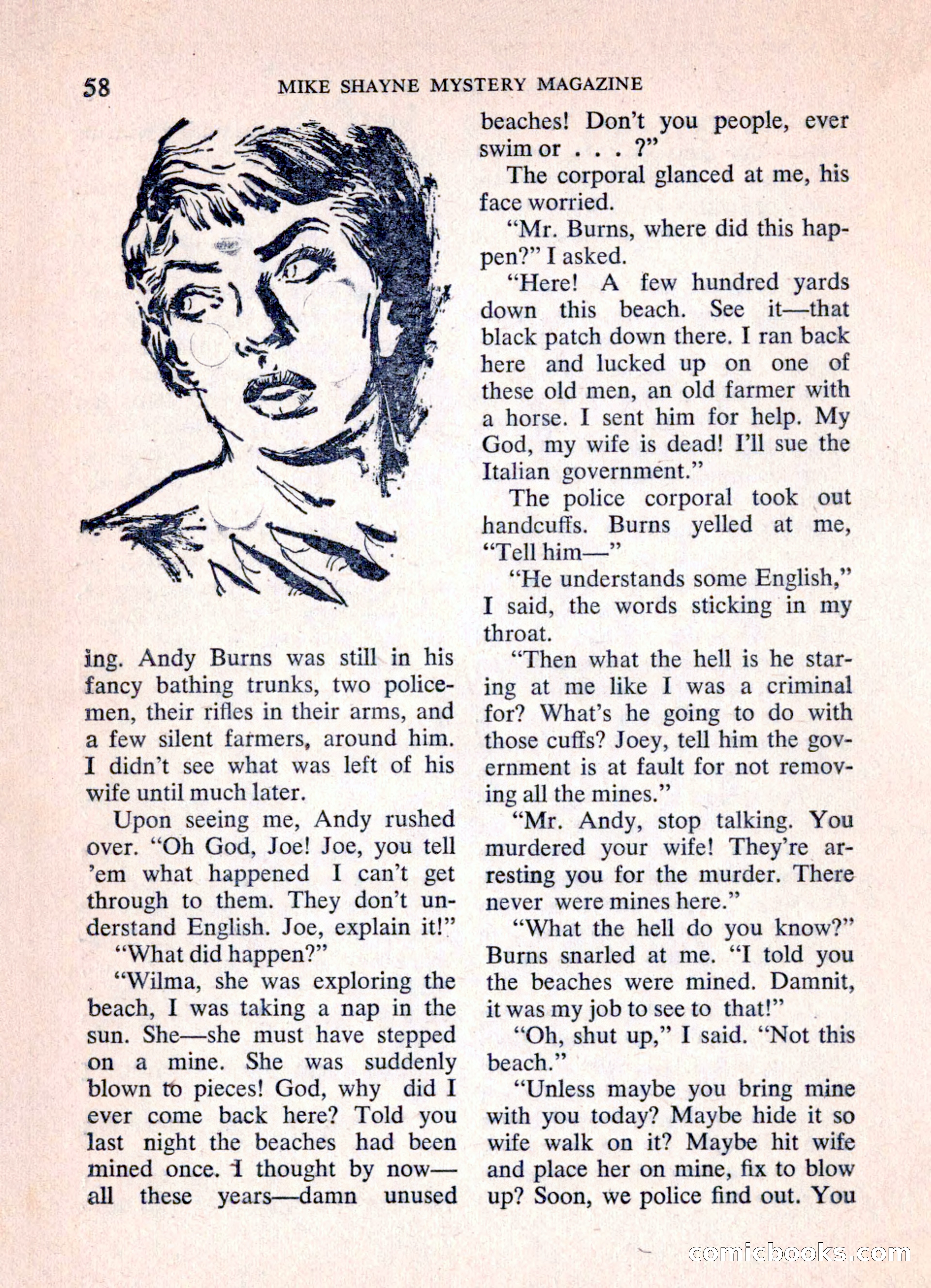 Mike Shayne Mystery Magazine, March 1962 — page 60 of 132