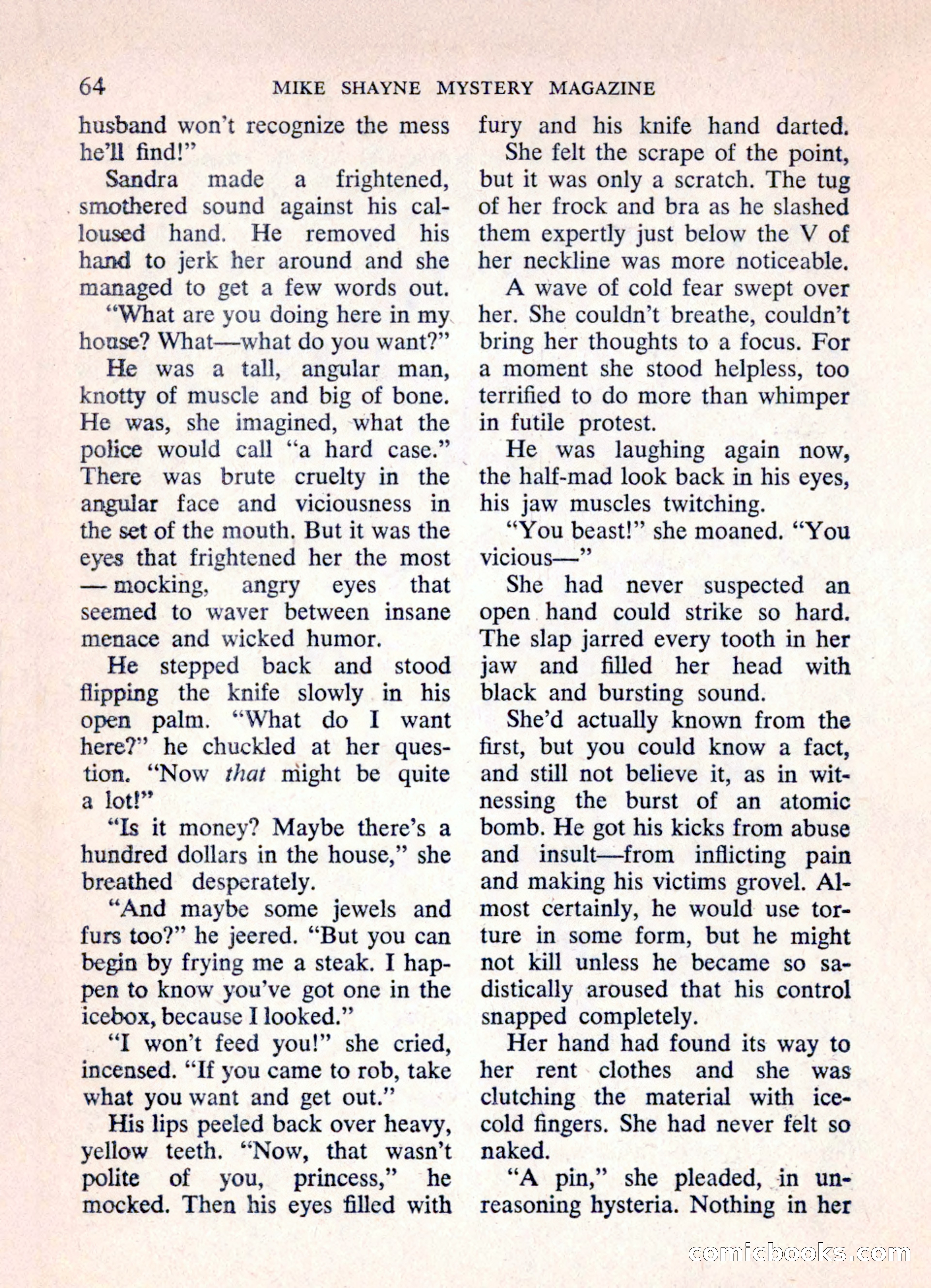 Mike Shayne Mystery Magazine, March 1962 — page 66 of 132