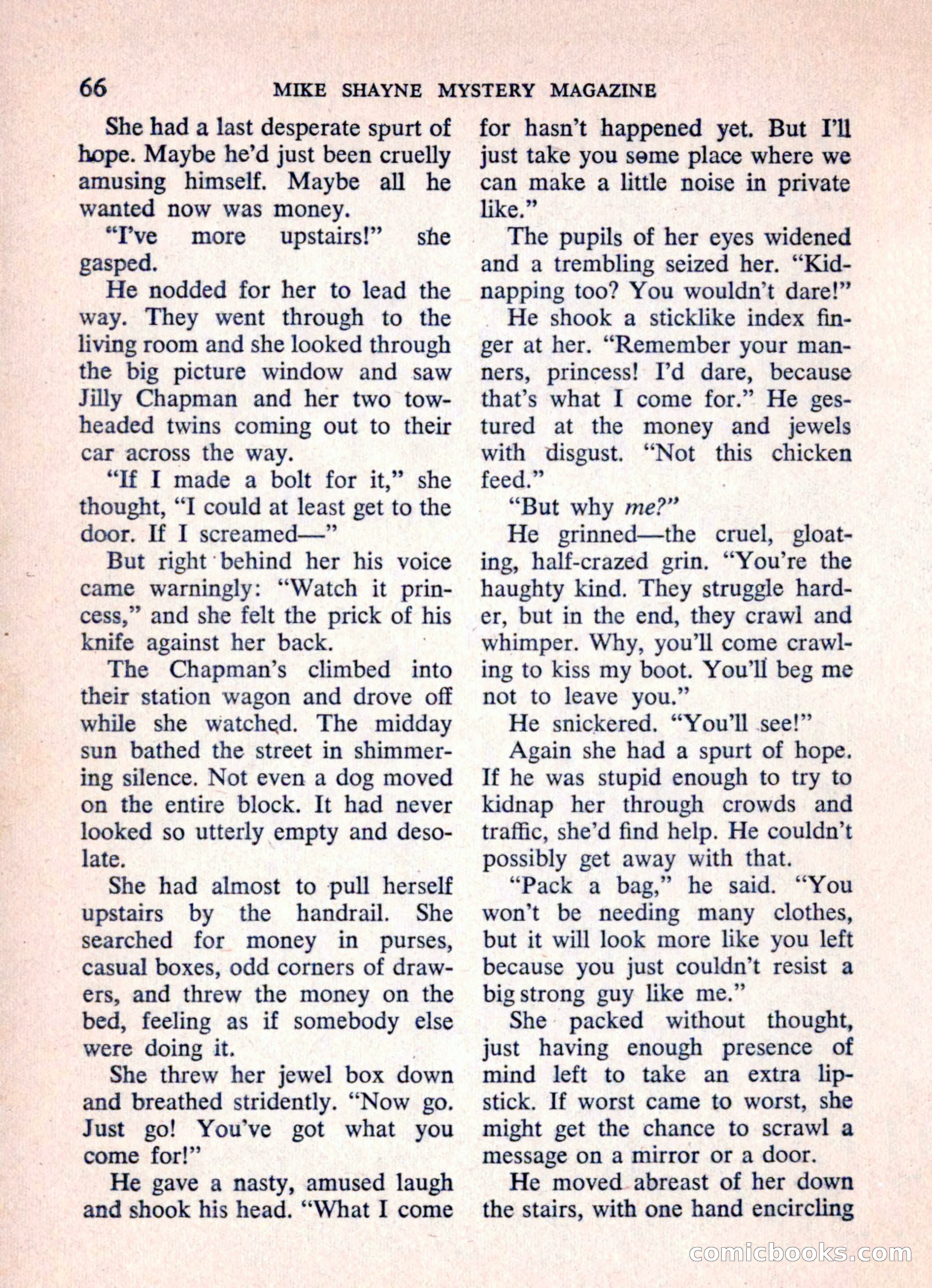 Mike Shayne Mystery Magazine, March 1962 — page 68 of 132