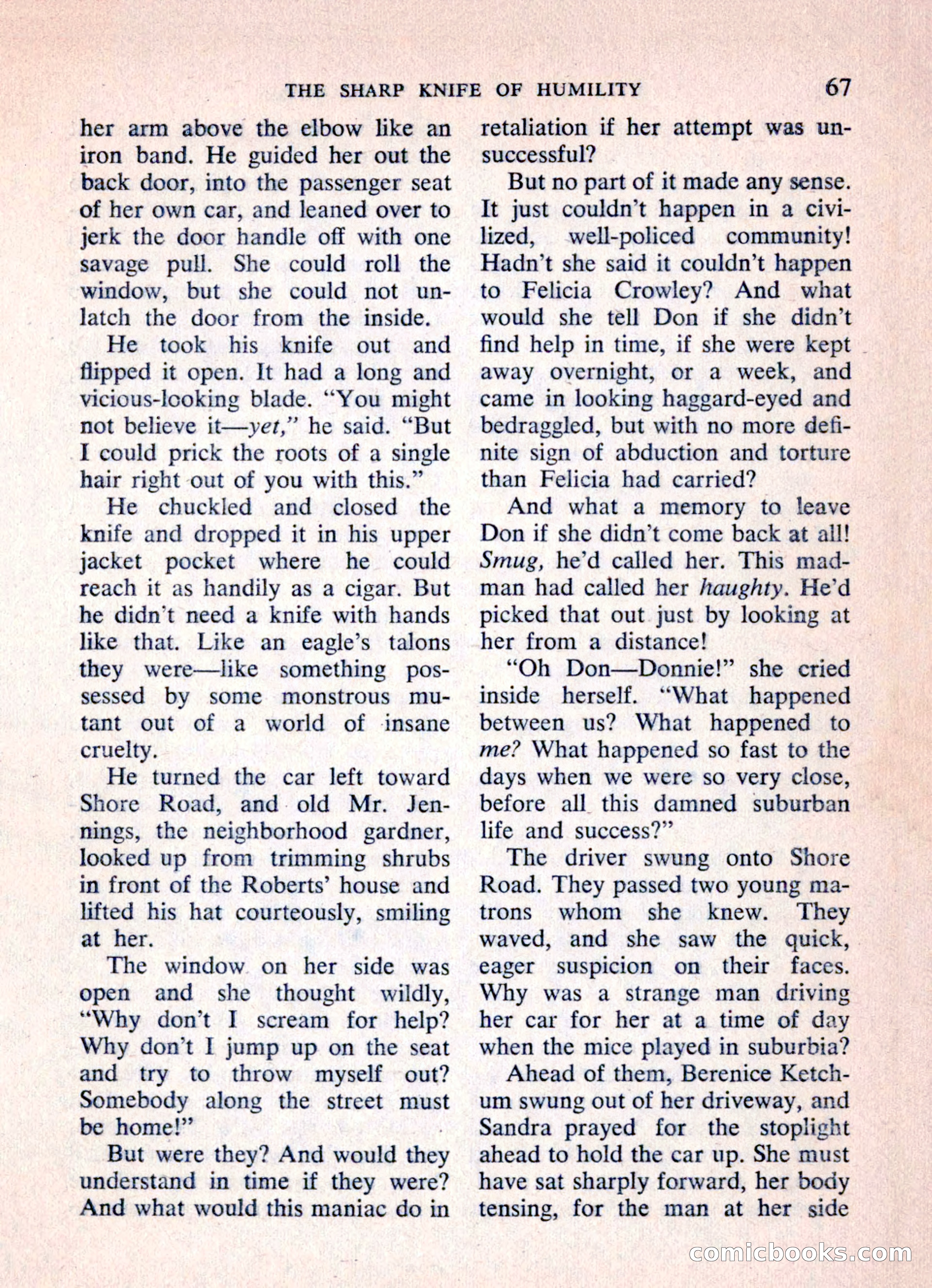 Mike Shayne Mystery Magazine, March 1962 — page 69 of 132