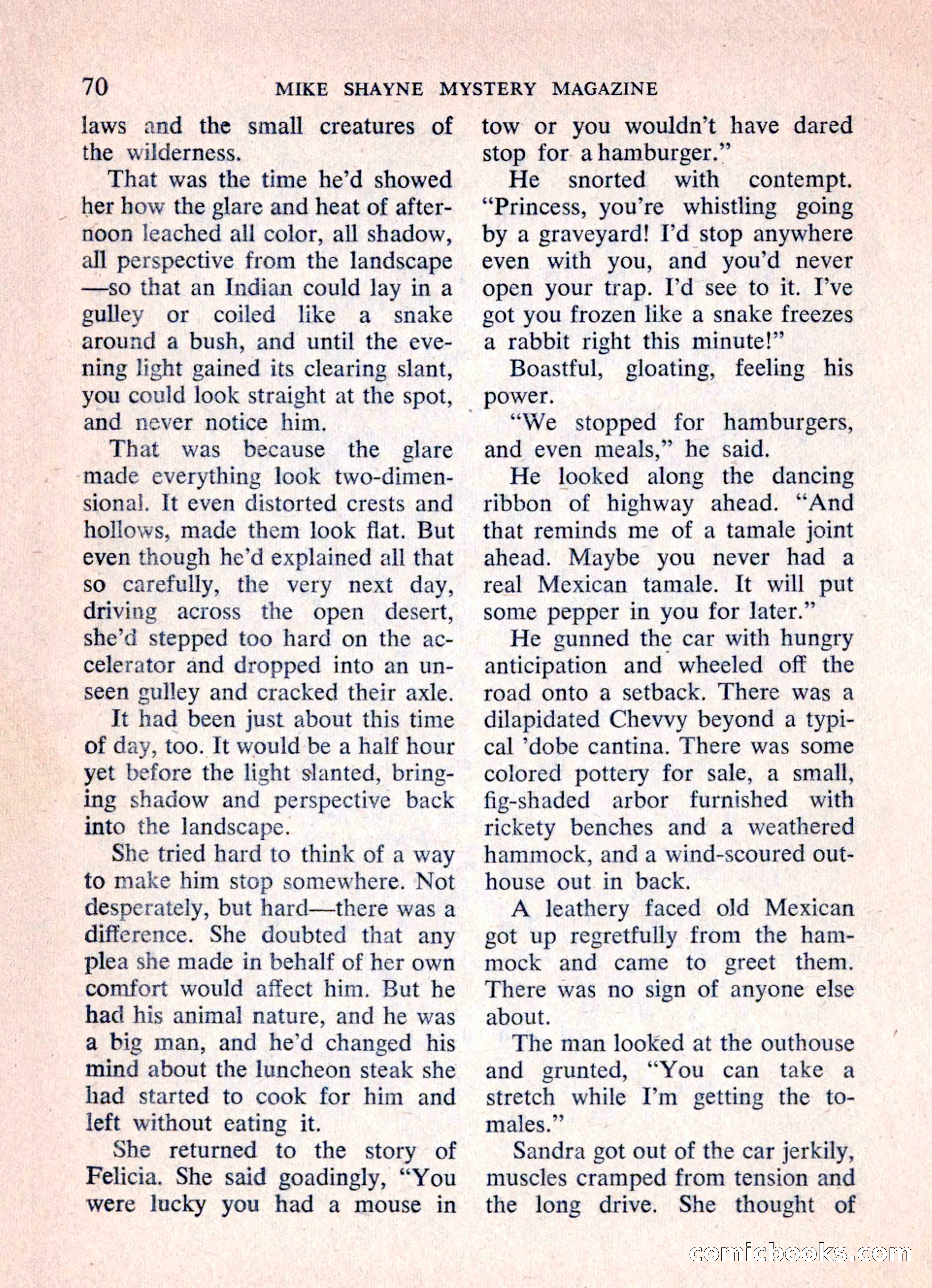 Mike Shayne Mystery Magazine, March 1962 — page 72 of 132
