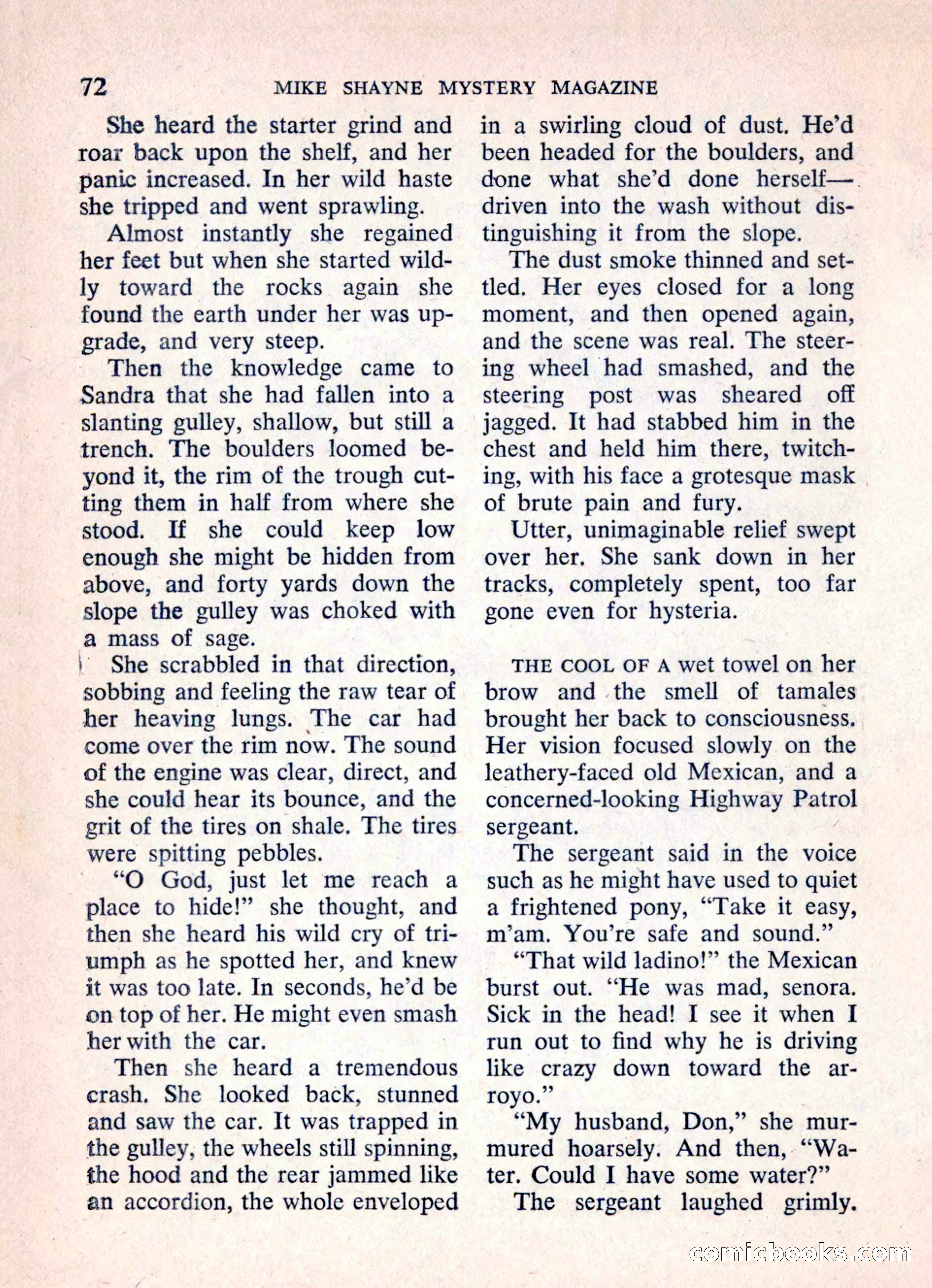 Mike Shayne Mystery Magazine, March 1962 — page 74 of 132