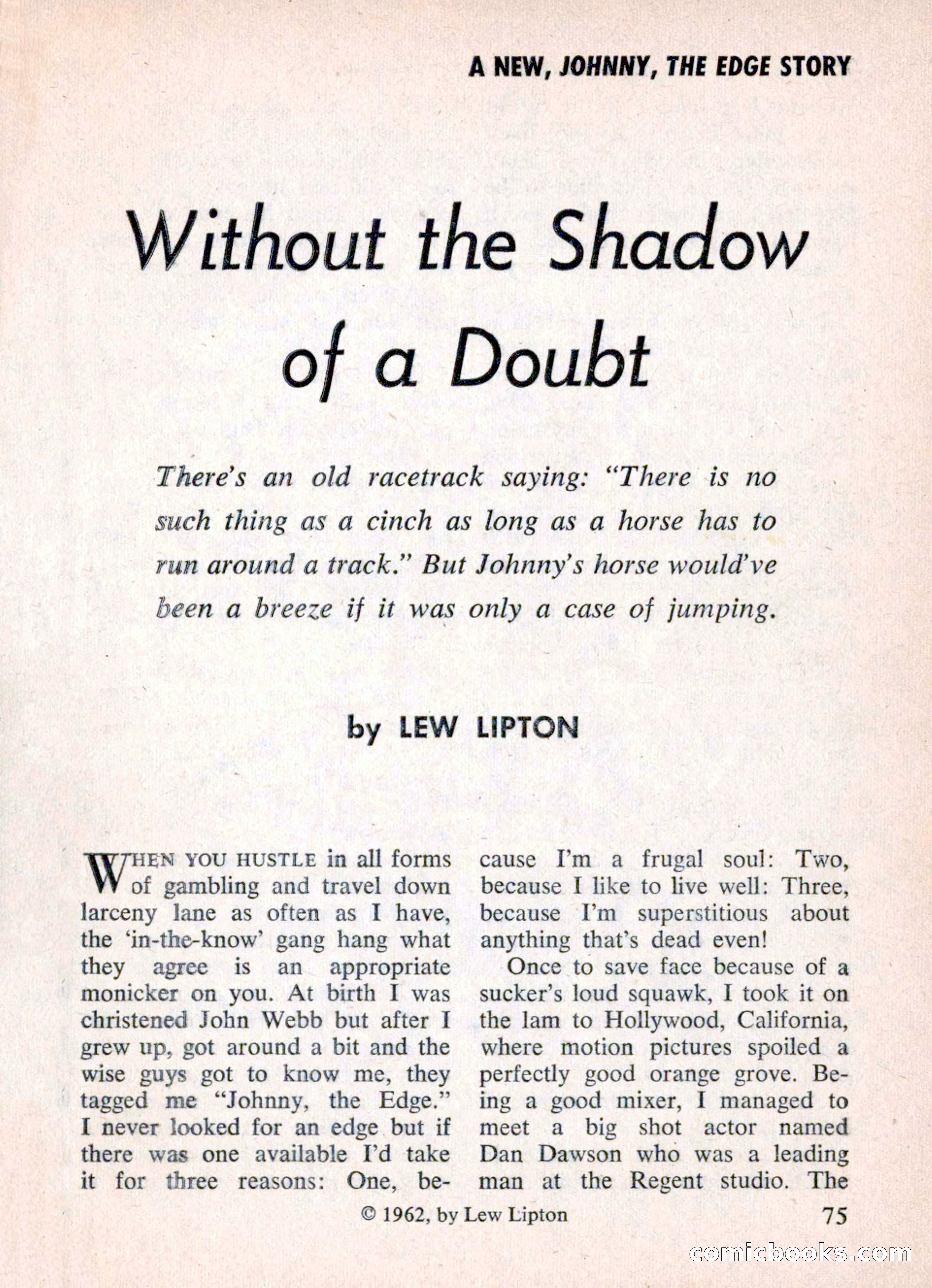 Mike Shayne Mystery Magazine, March 1962 — page 77 of 132