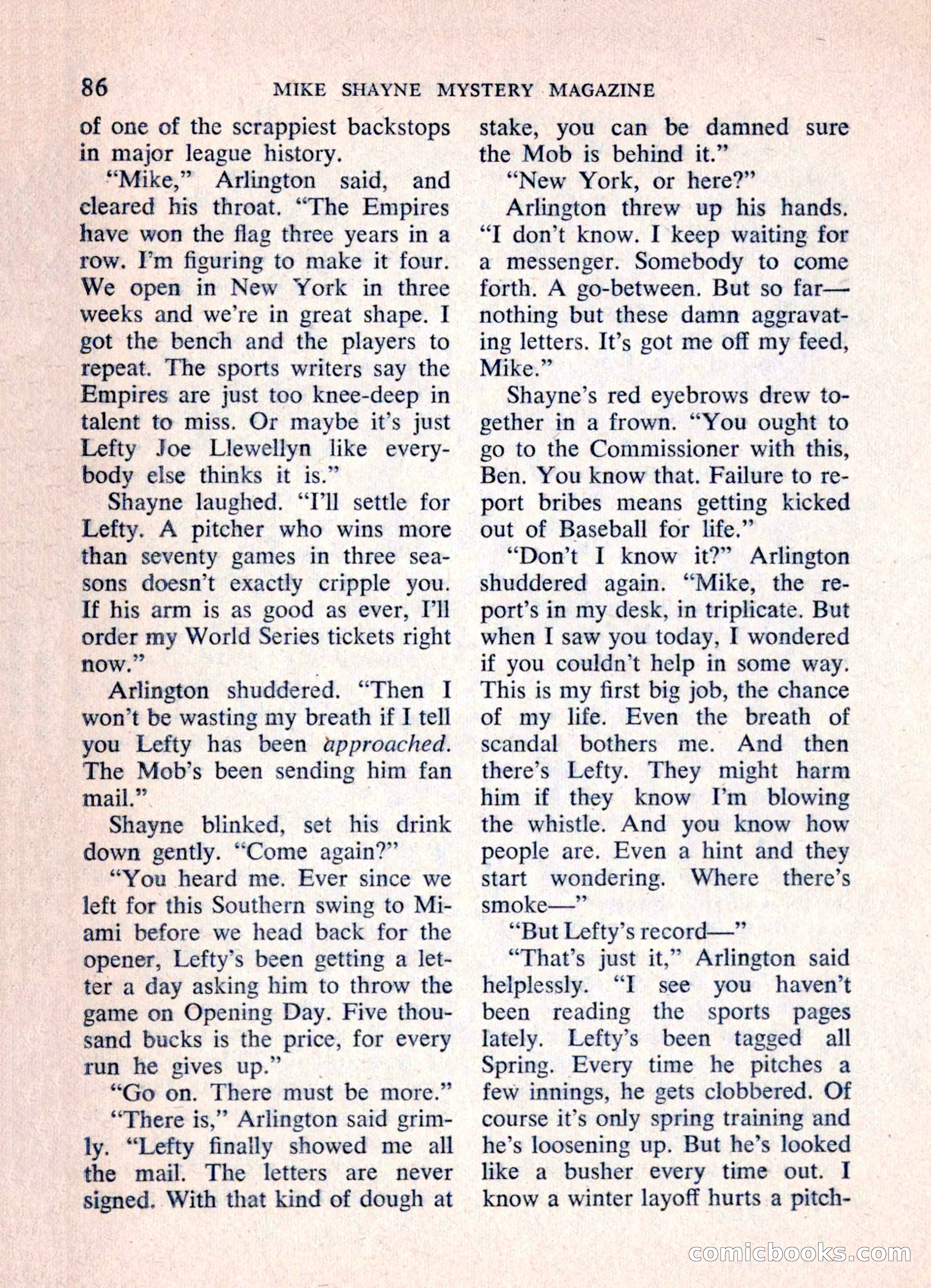 Mike Shayne Mystery Magazine, March 1962 — page 88 of 132