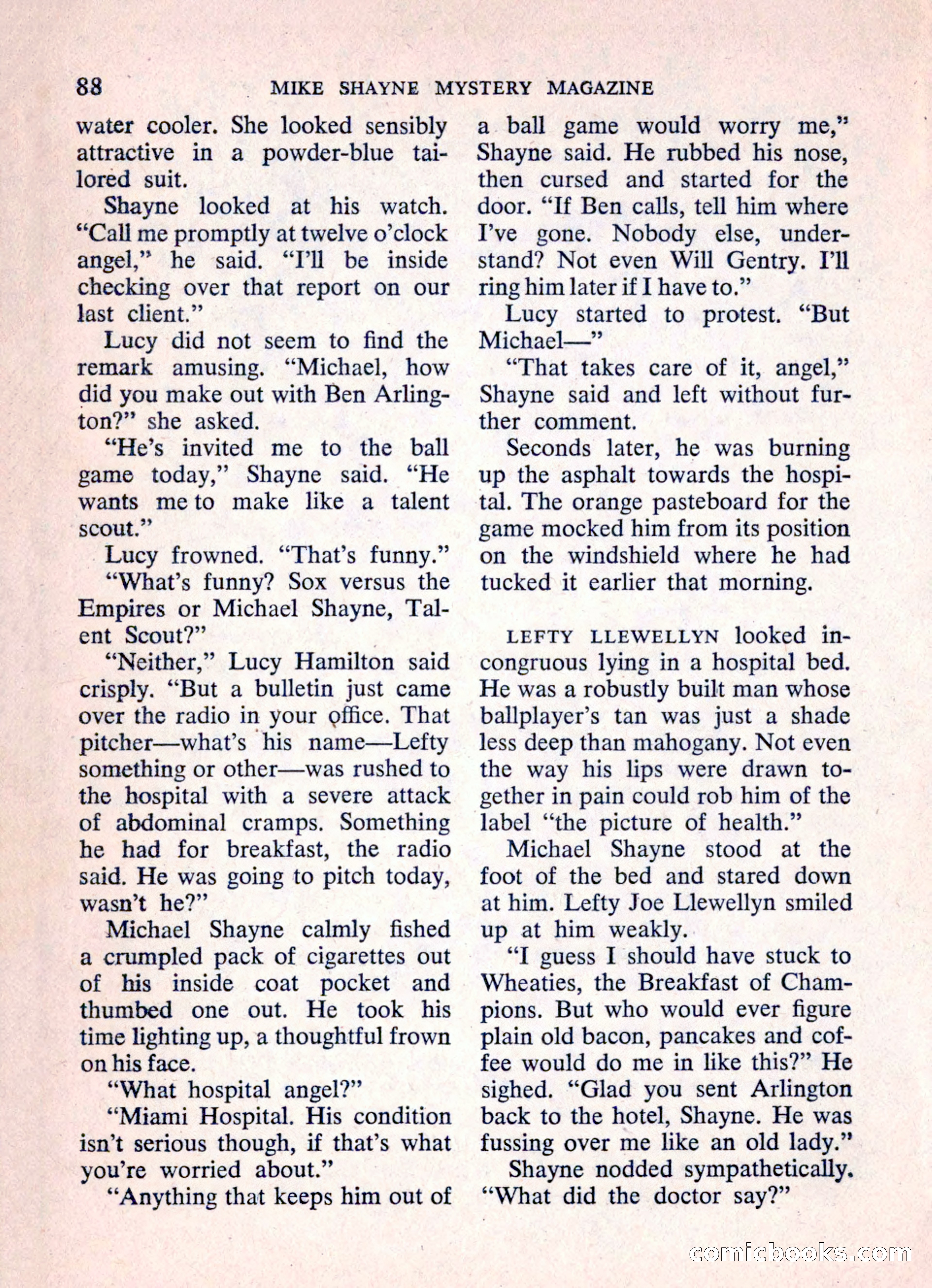 Mike Shayne Mystery Magazine, March 1962 — page 90 of 132