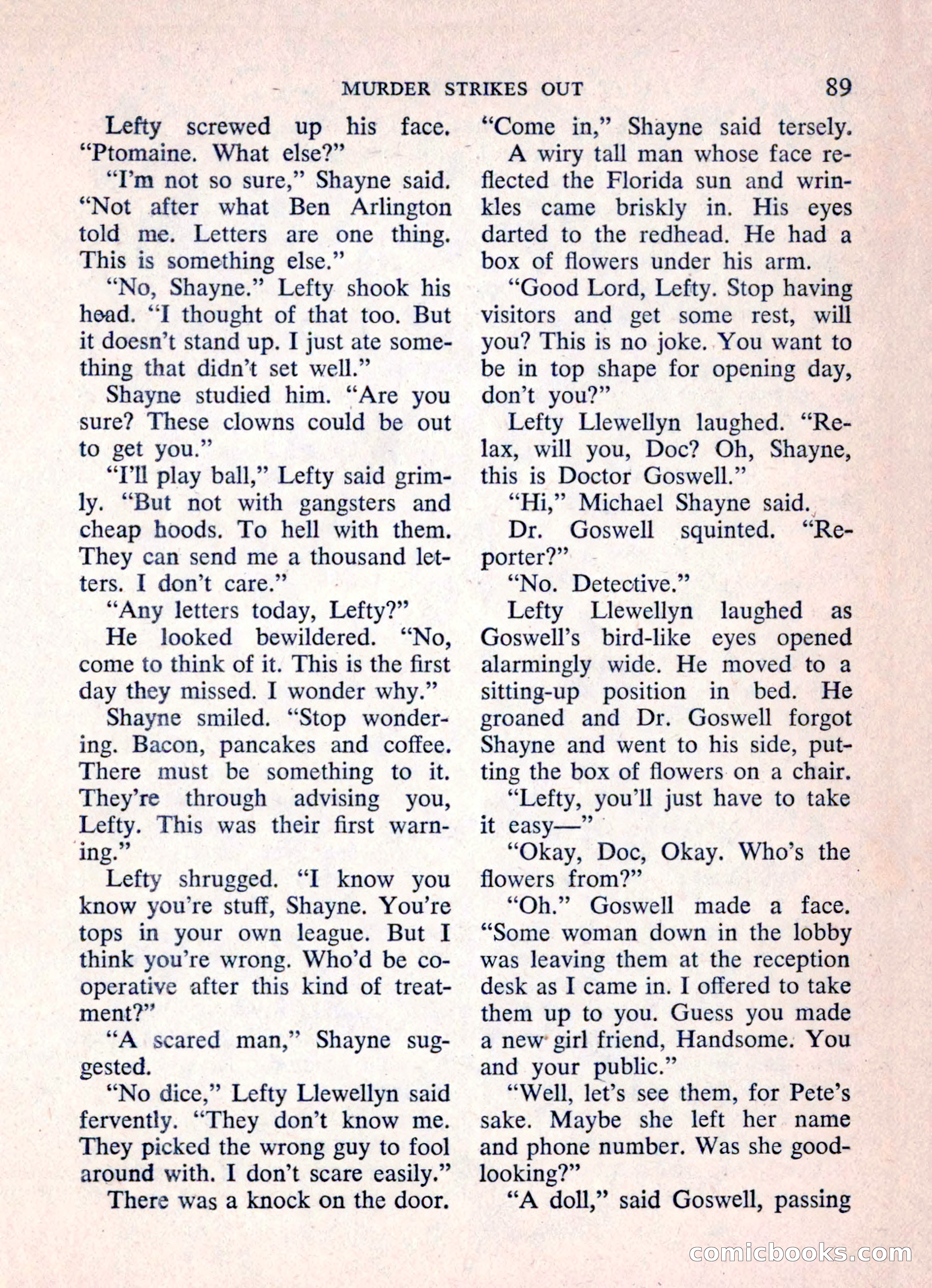 Mike Shayne Mystery Magazine, March 1962 — page 91 of 132