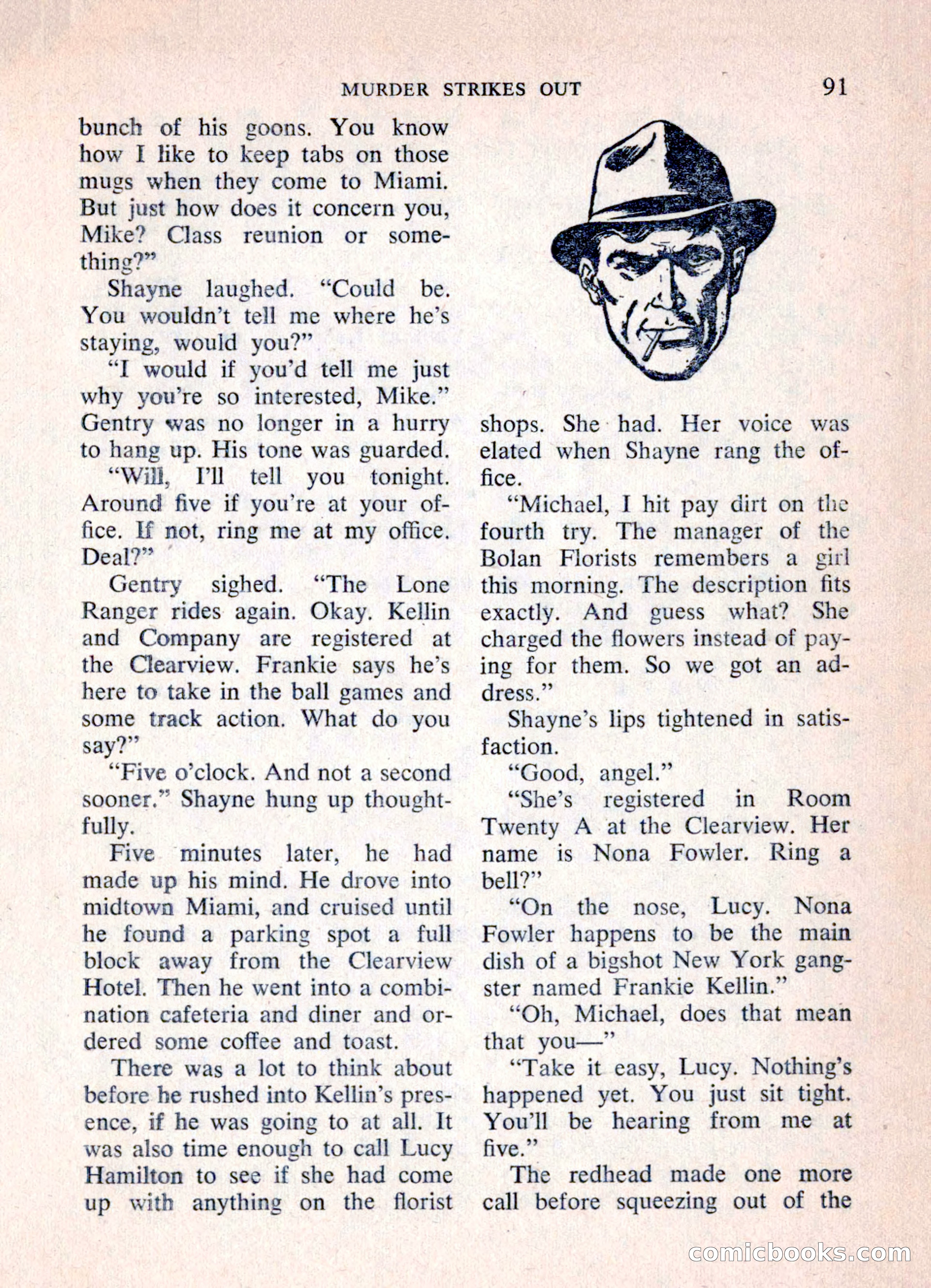 Mike Shayne Mystery Magazine, March 1962 — page 93 of 132
