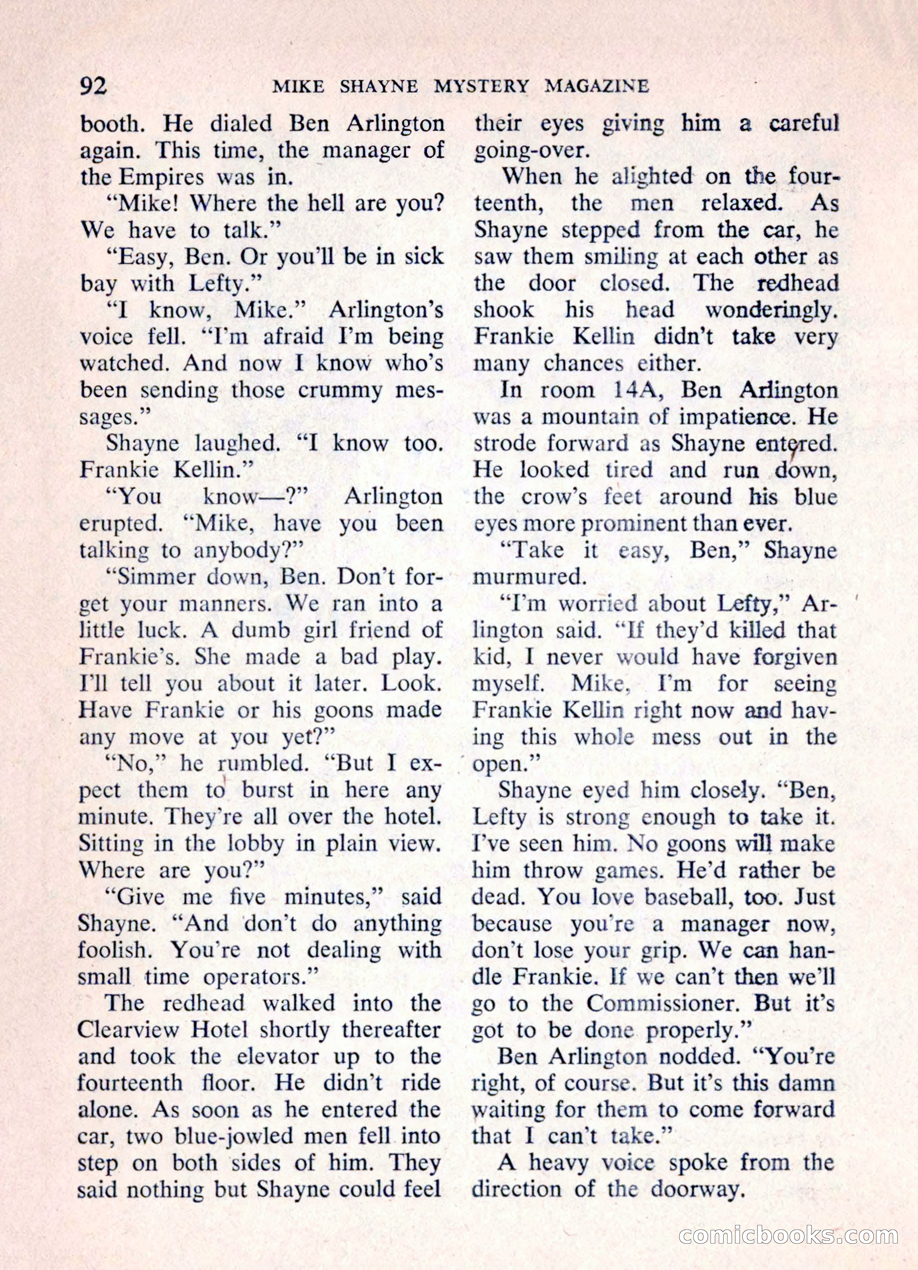 Mike Shayne Mystery Magazine, March 1962 — page 94 of 132