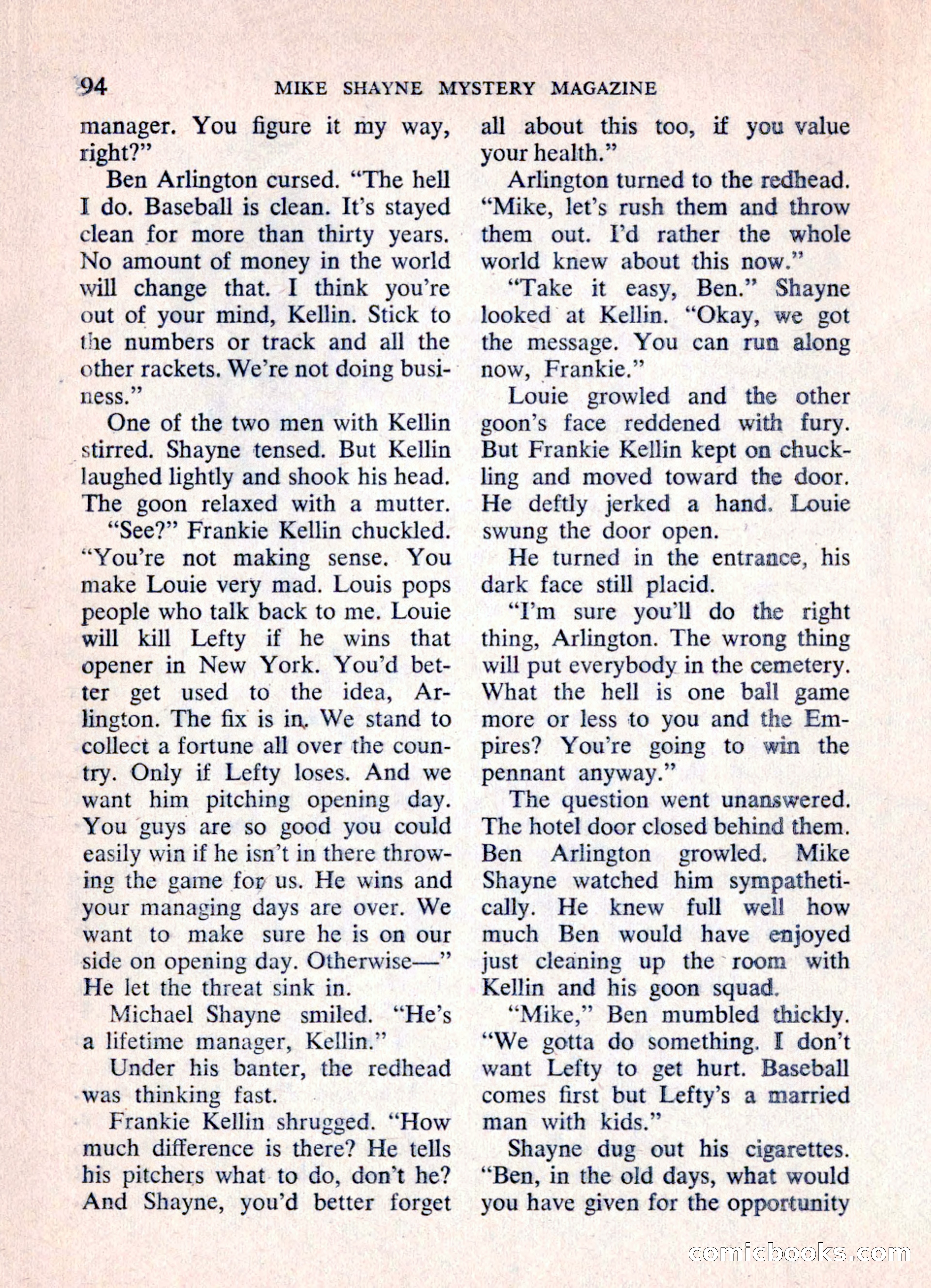 Mike Shayne Mystery Magazine, March 1962 — page 96 of 132