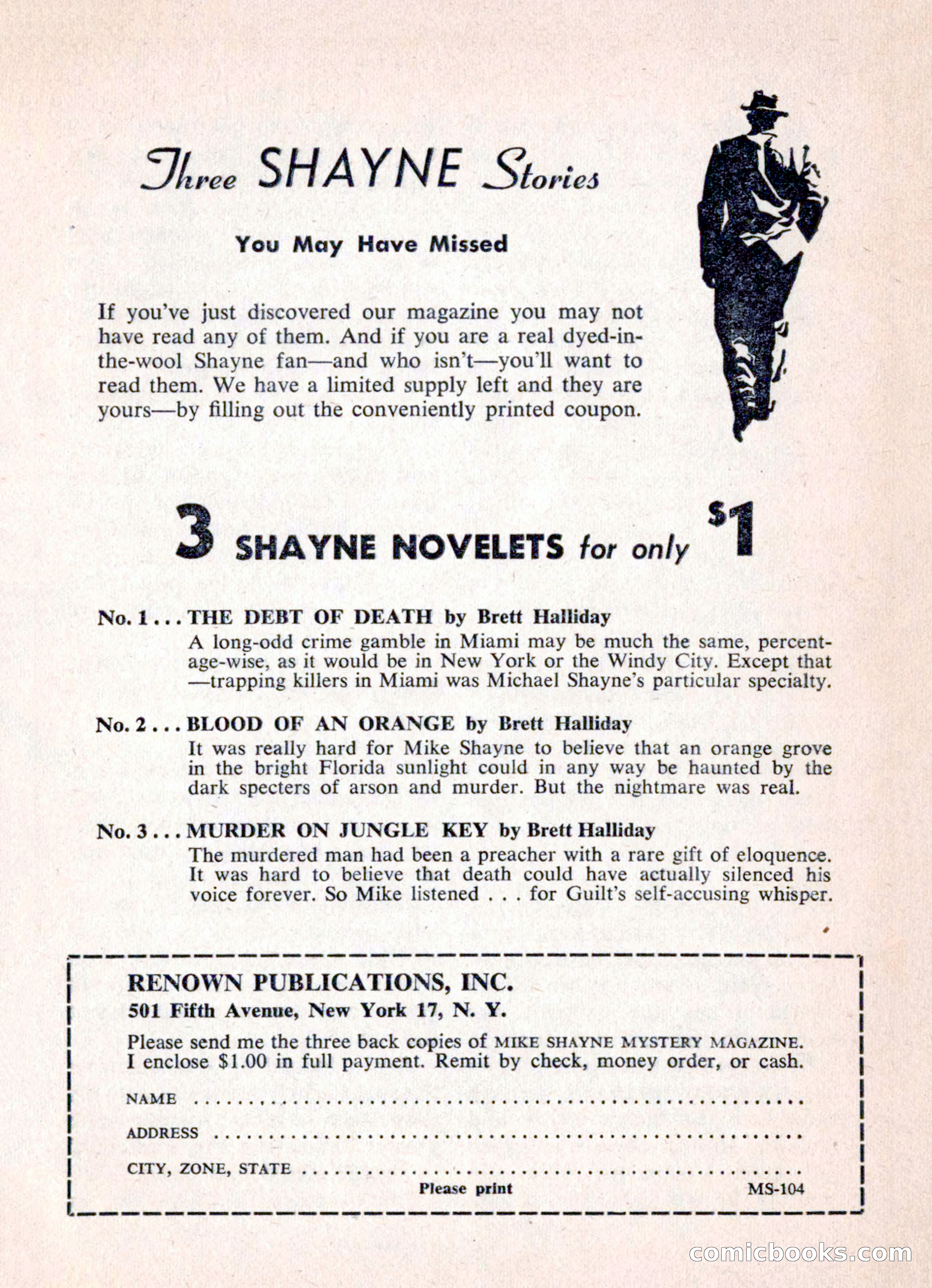 Mike Shayne Mystery Magazine, March 1962 — page 101 of 132