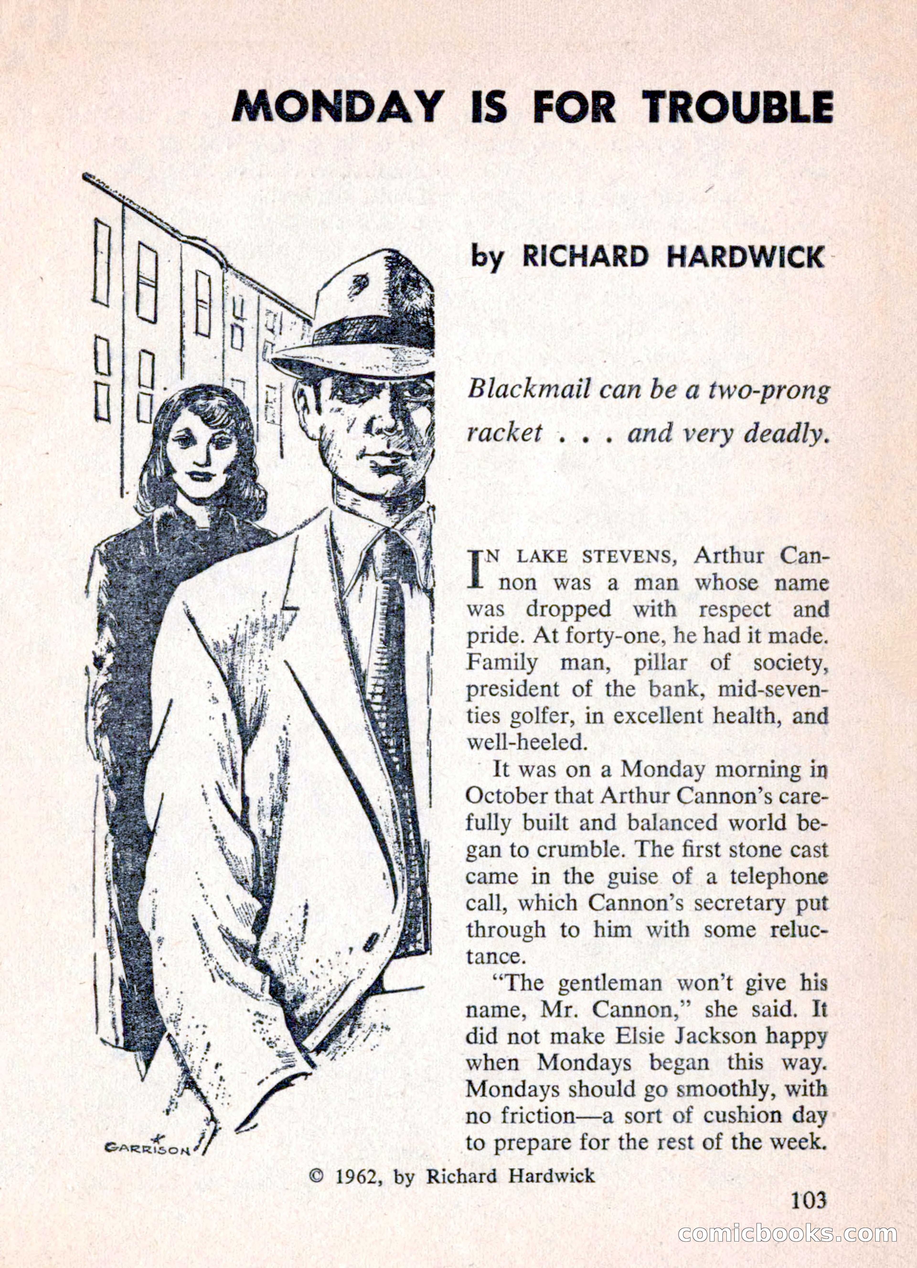 Mike Shayne Mystery Magazine, March 1962 — page 105 of 132