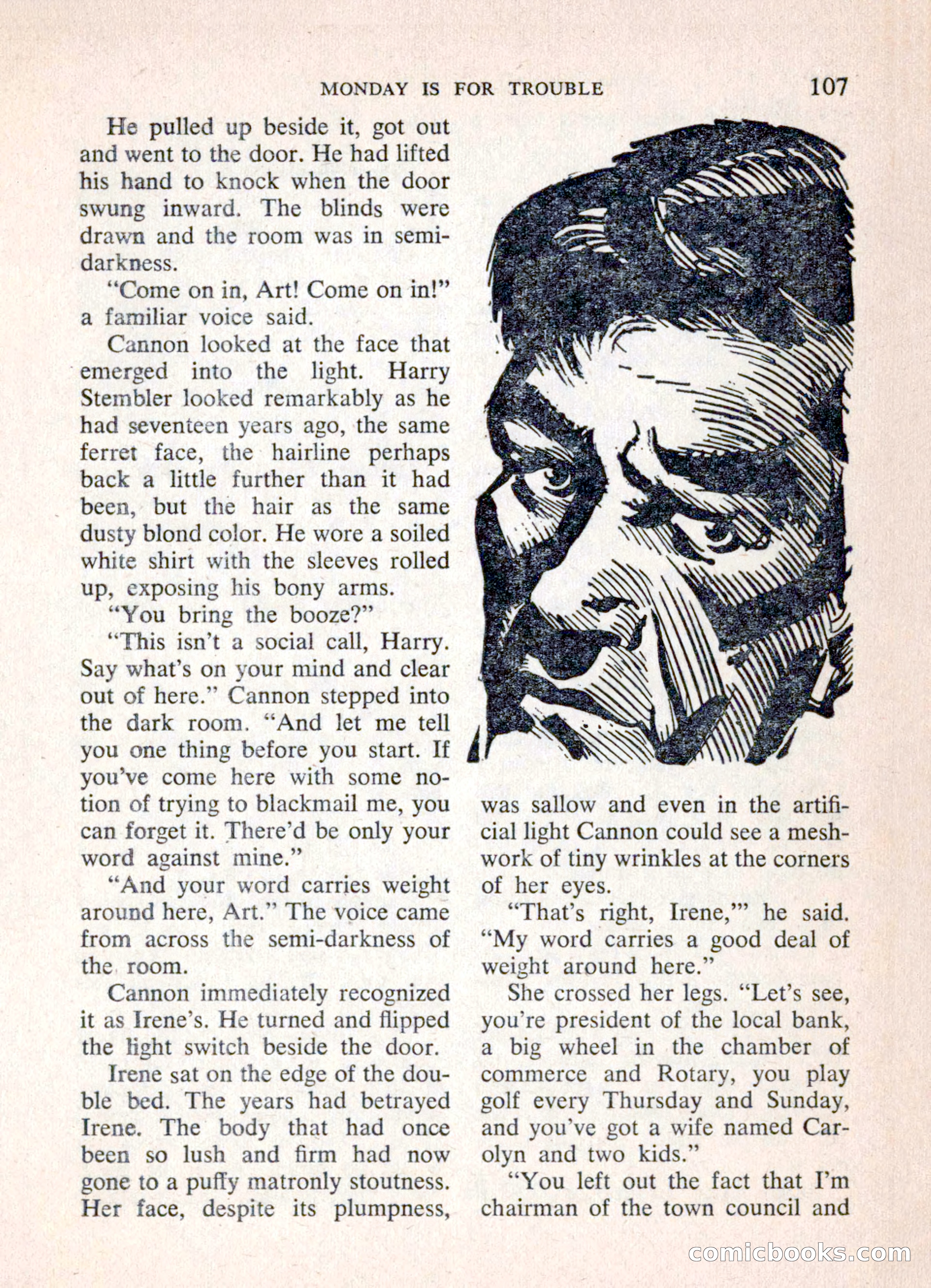Mike Shayne Mystery Magazine, March 1962 — page 109 of 132