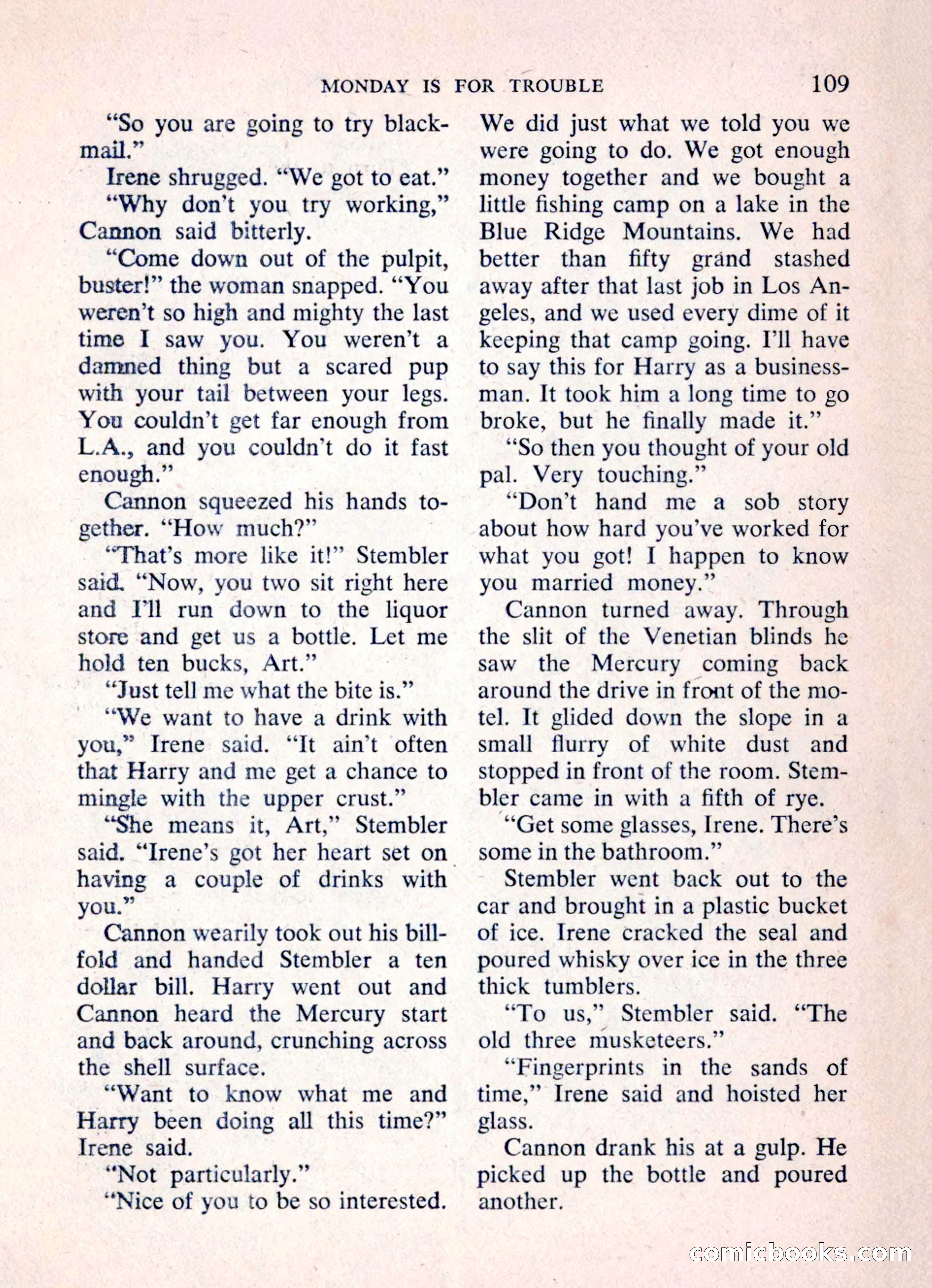 Mike Shayne Mystery Magazine, March 1962 — page 111 of 132