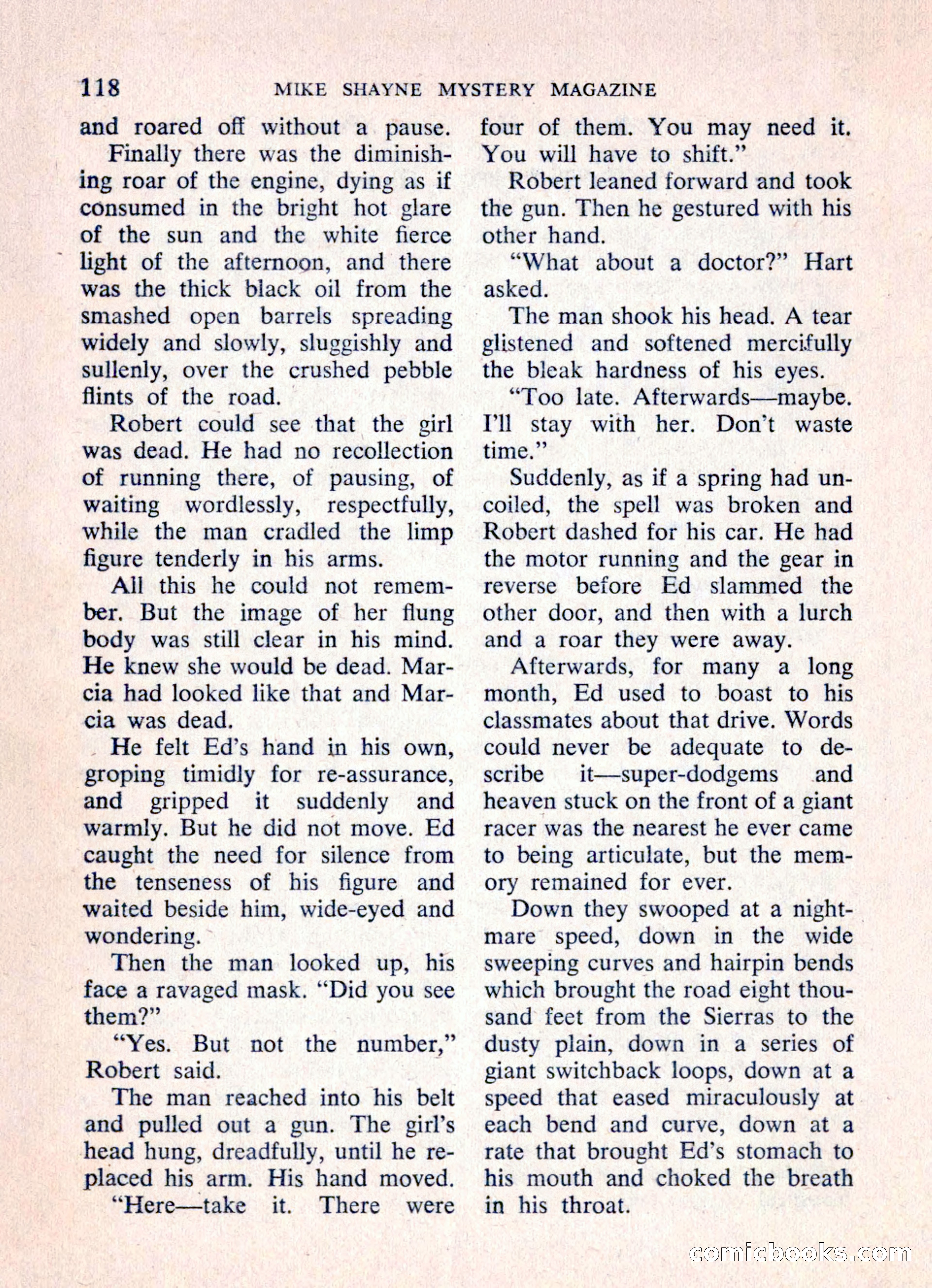 Mike Shayne Mystery Magazine, March 1962 — page 120 of 132