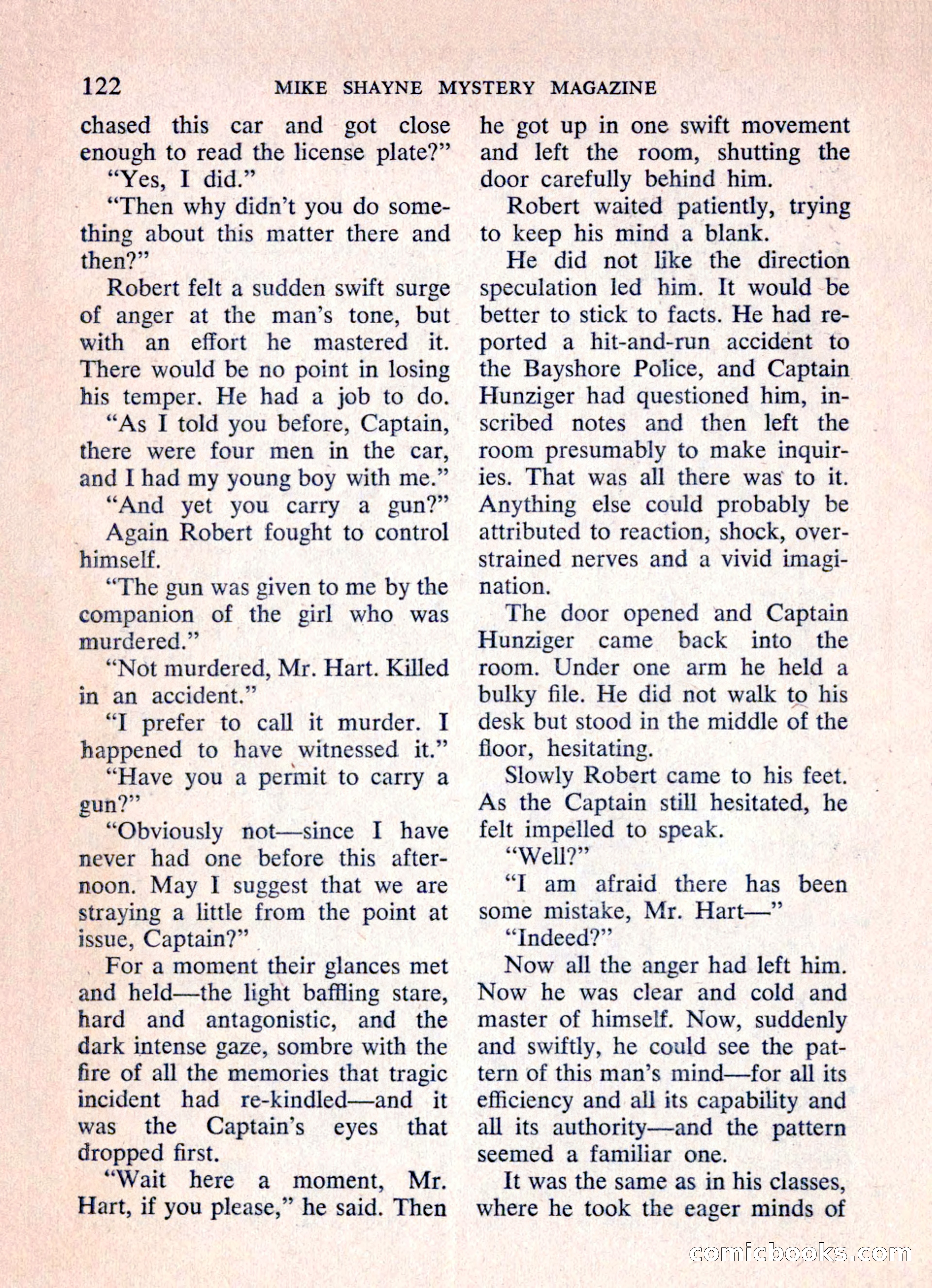 Mike Shayne Mystery Magazine, March 1962 — page 124 of 132