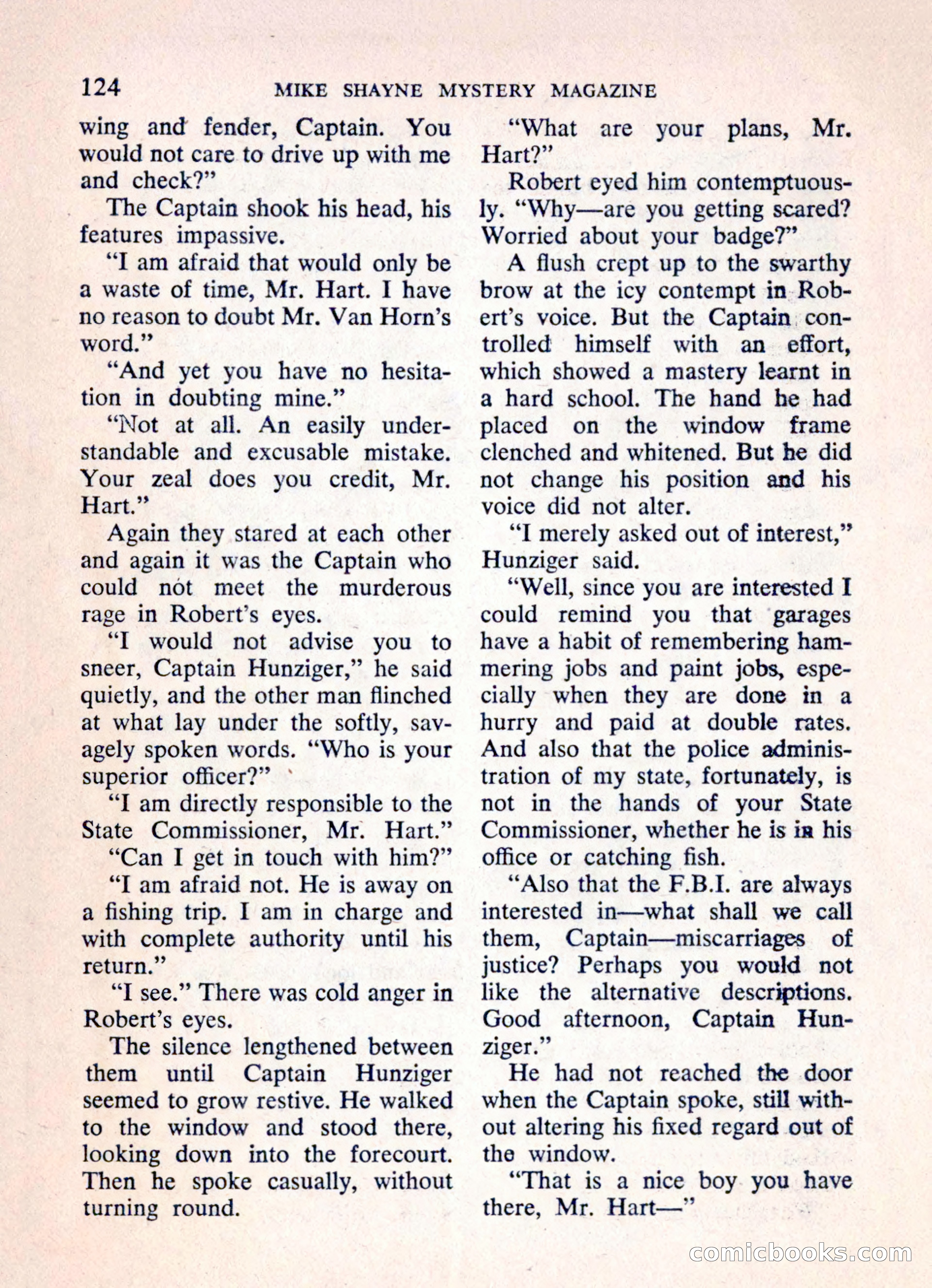 Mike Shayne Mystery Magazine, March 1962 — page 126 of 132