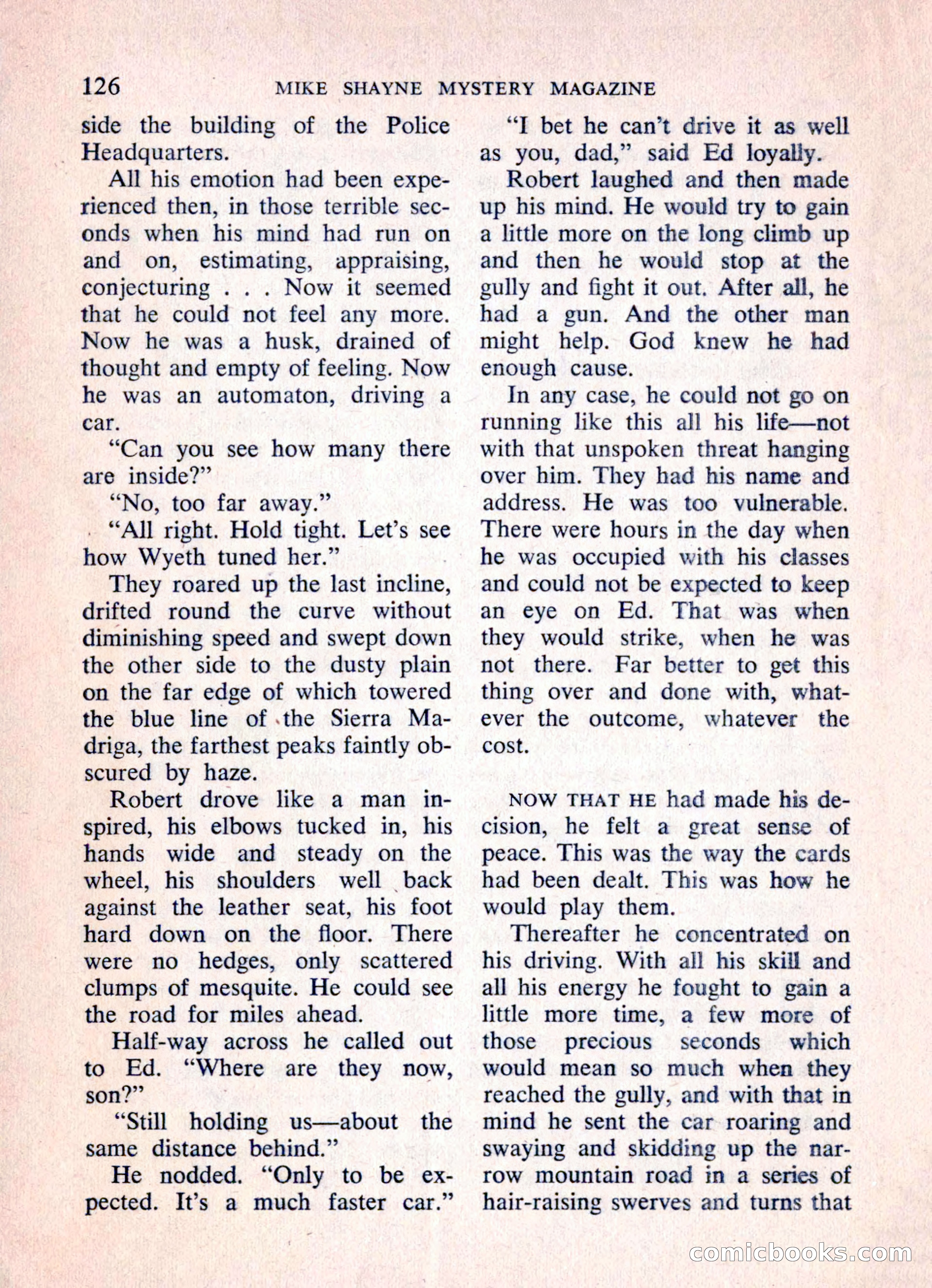 Mike Shayne Mystery Magazine, March 1962 — page 128 of 132