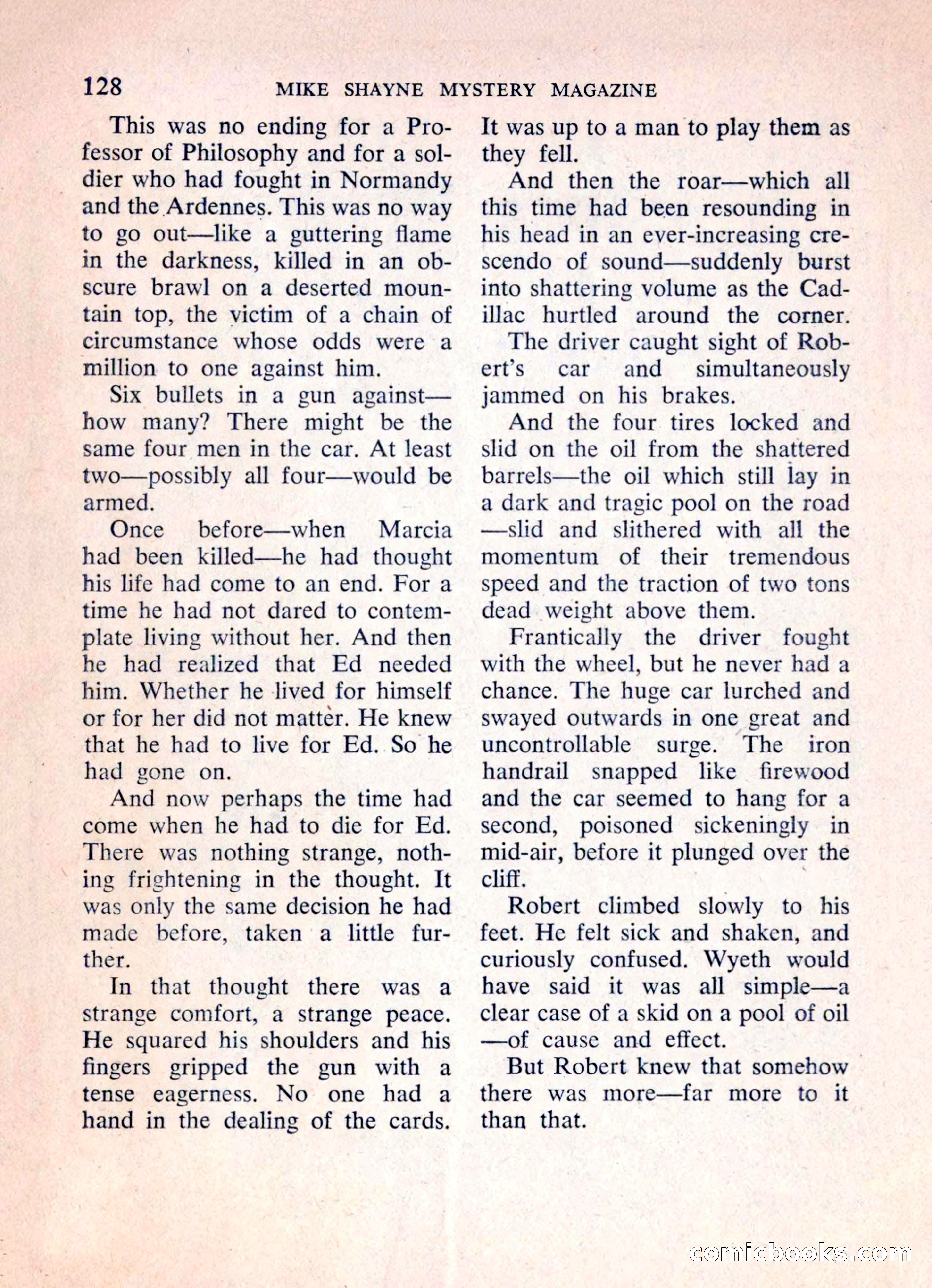 Mike Shayne Mystery Magazine, March 1962 — page 130 of 132