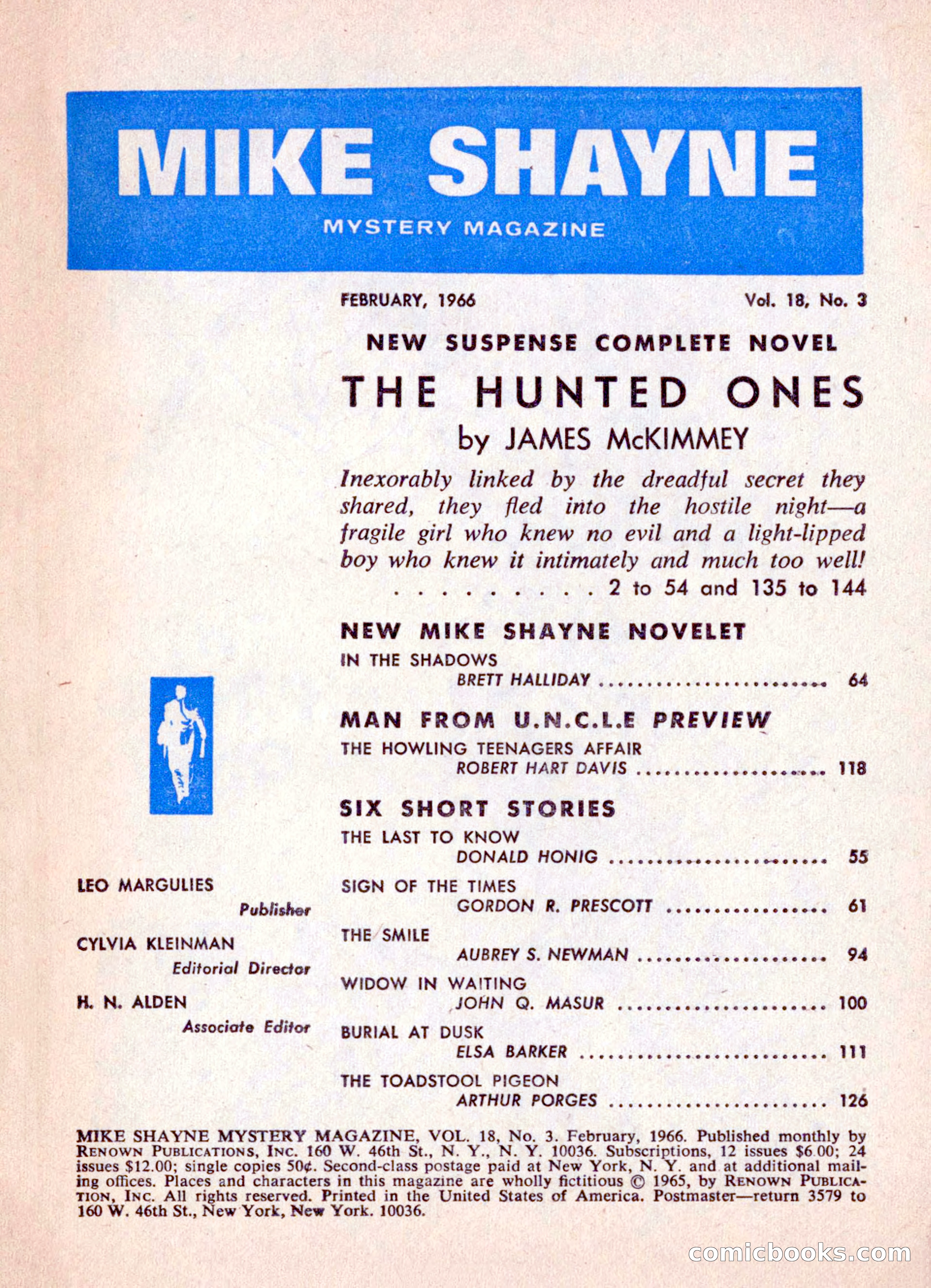 Mike Shayne Mystery Magazine — page 3 of 148