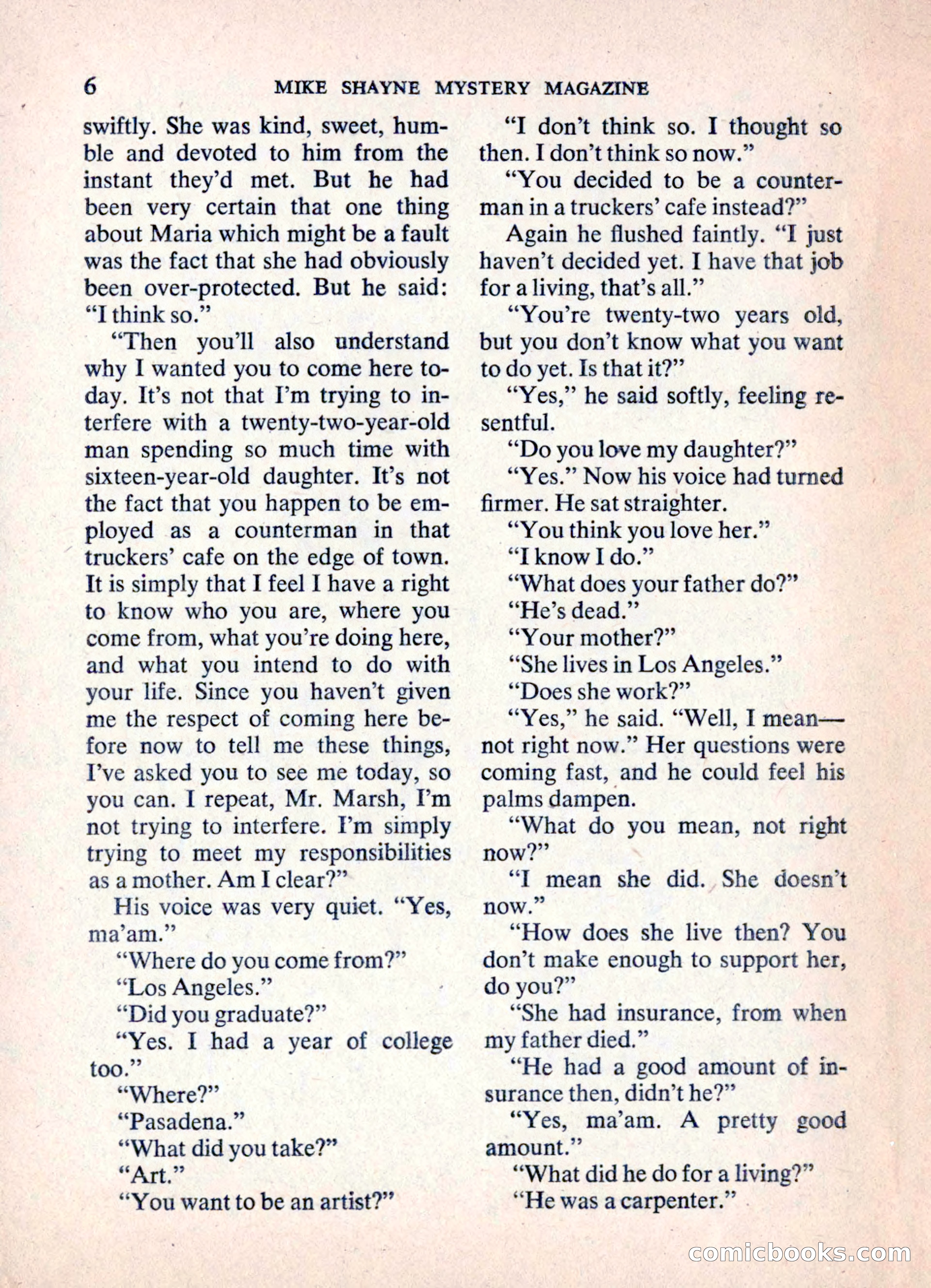 Mike Shayne Mystery Magazine — page 8 of 148