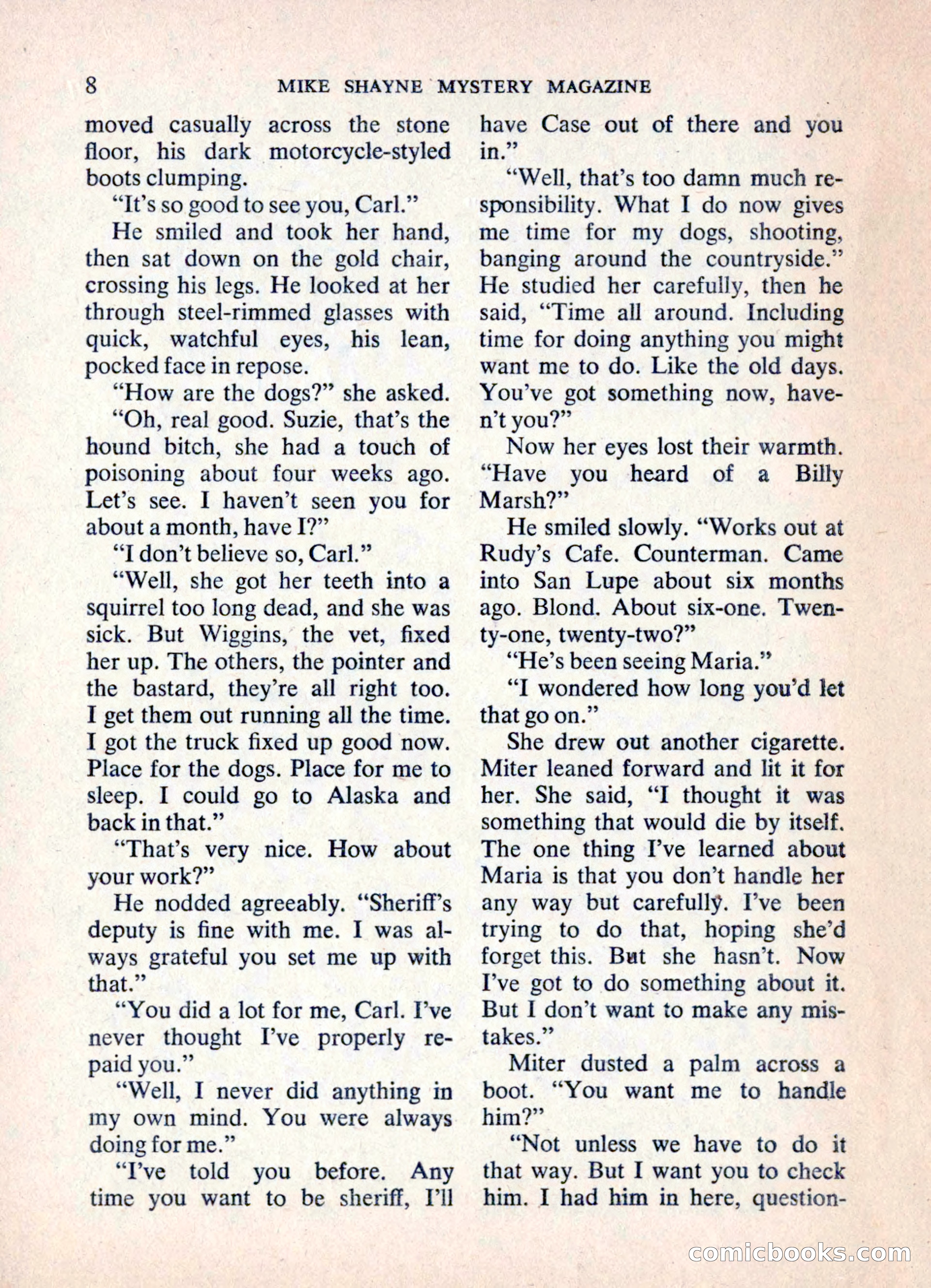 Mike Shayne Mystery Magazine — page 10 of 148
