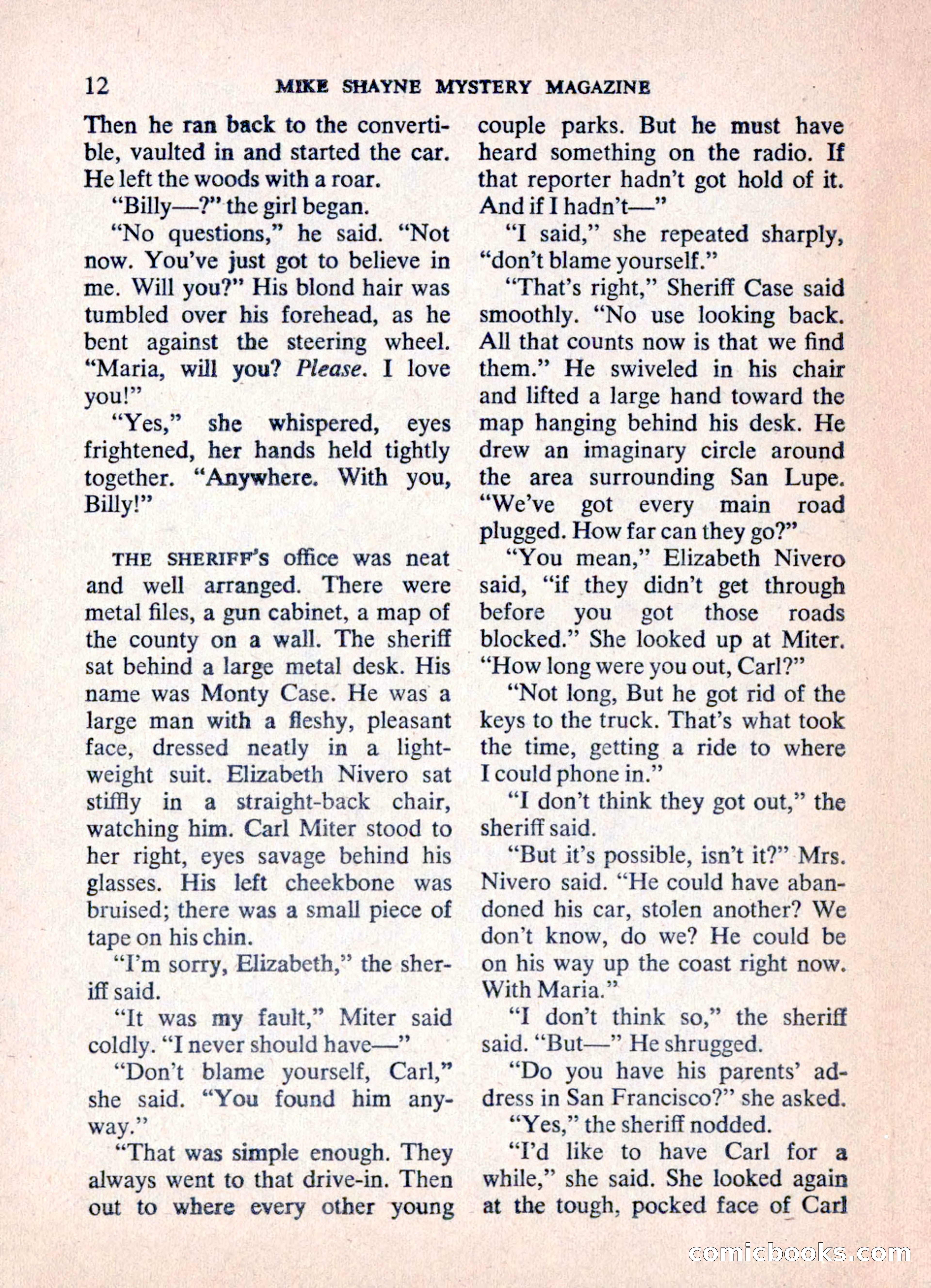 Mike Shayne Mystery Magazine — page 14 of 148