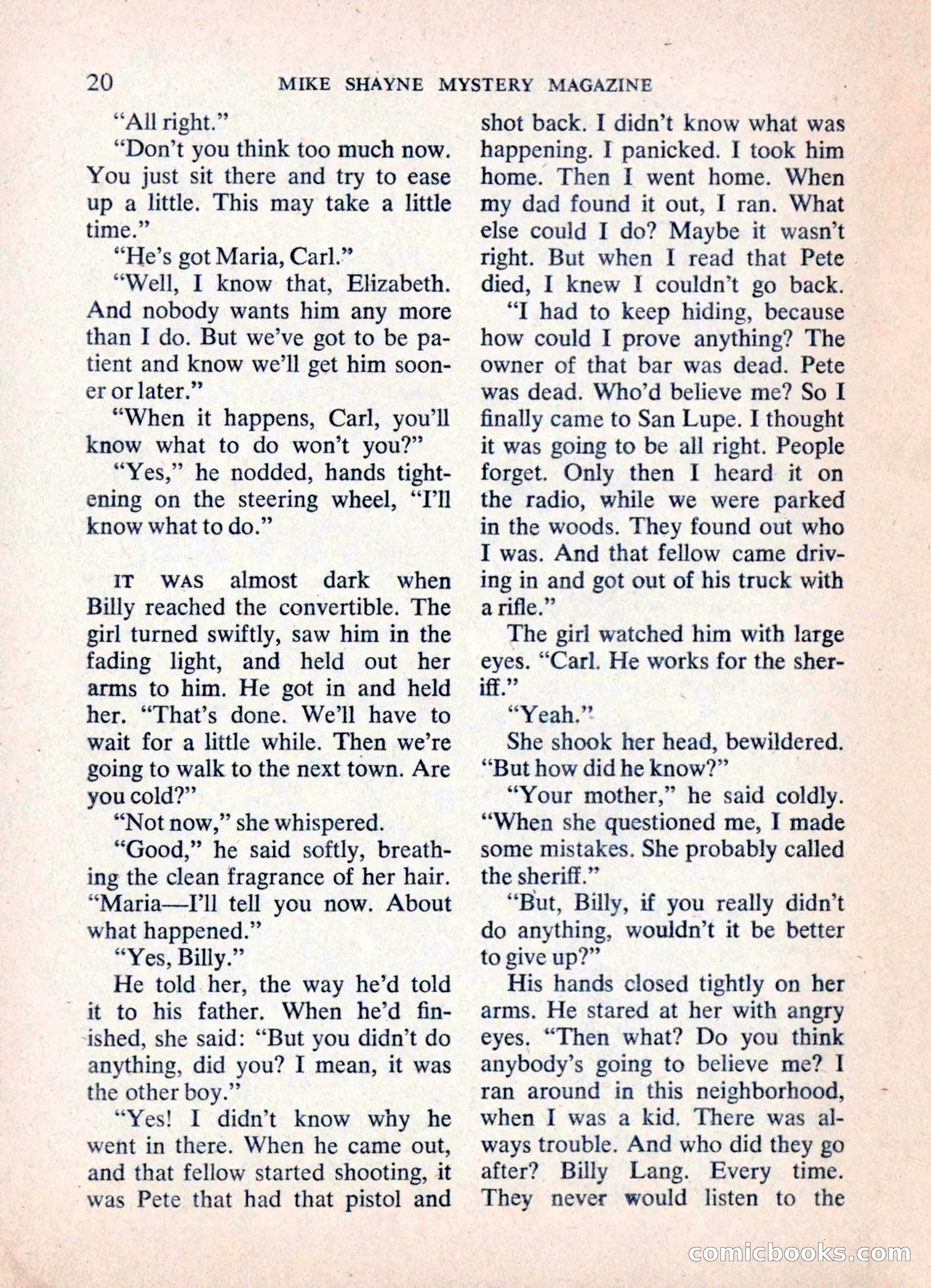 Mike Shayne Mystery Magazine — page 22 of 148