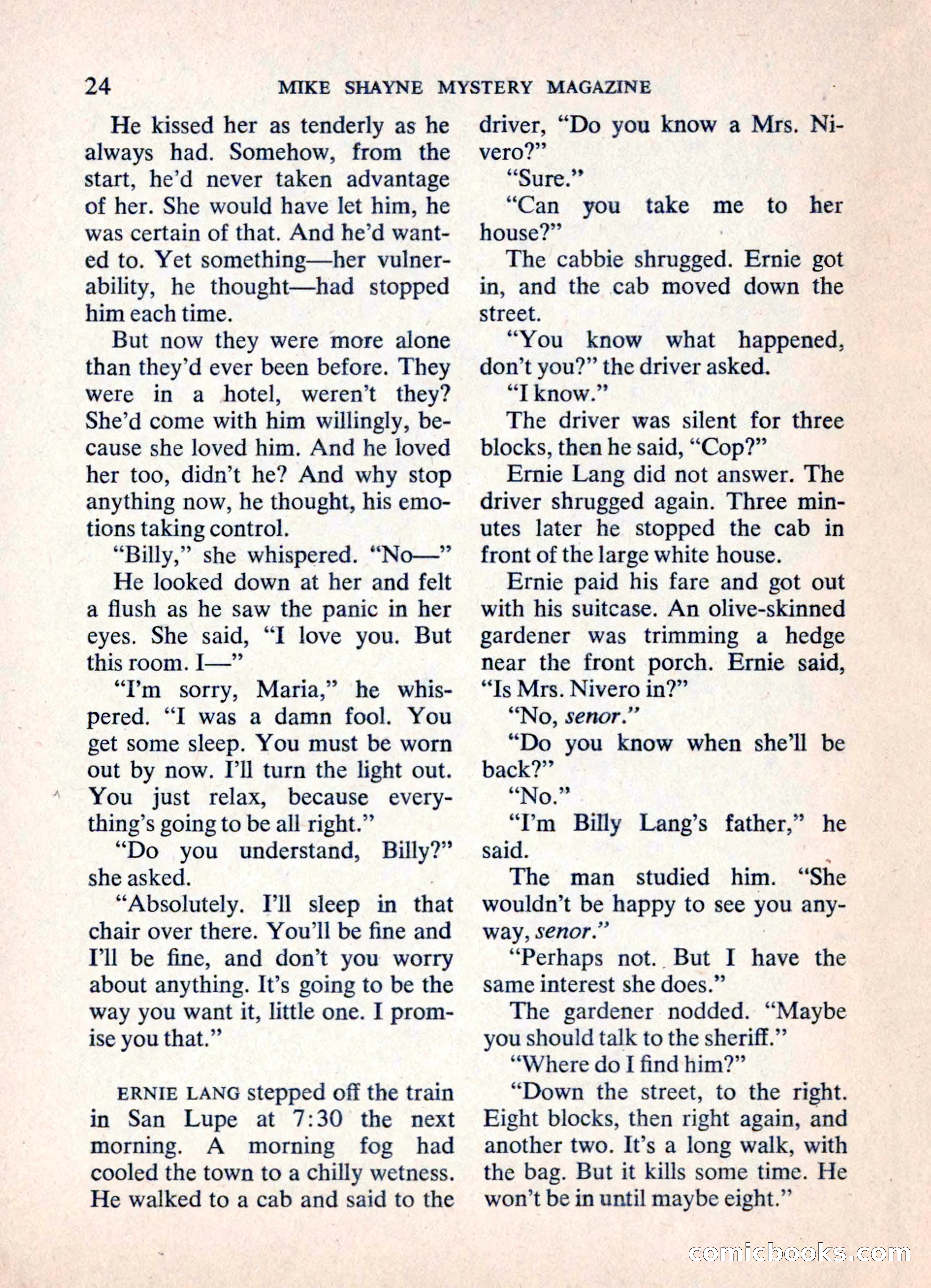 Mike Shayne Mystery Magazine — page 26 of 148