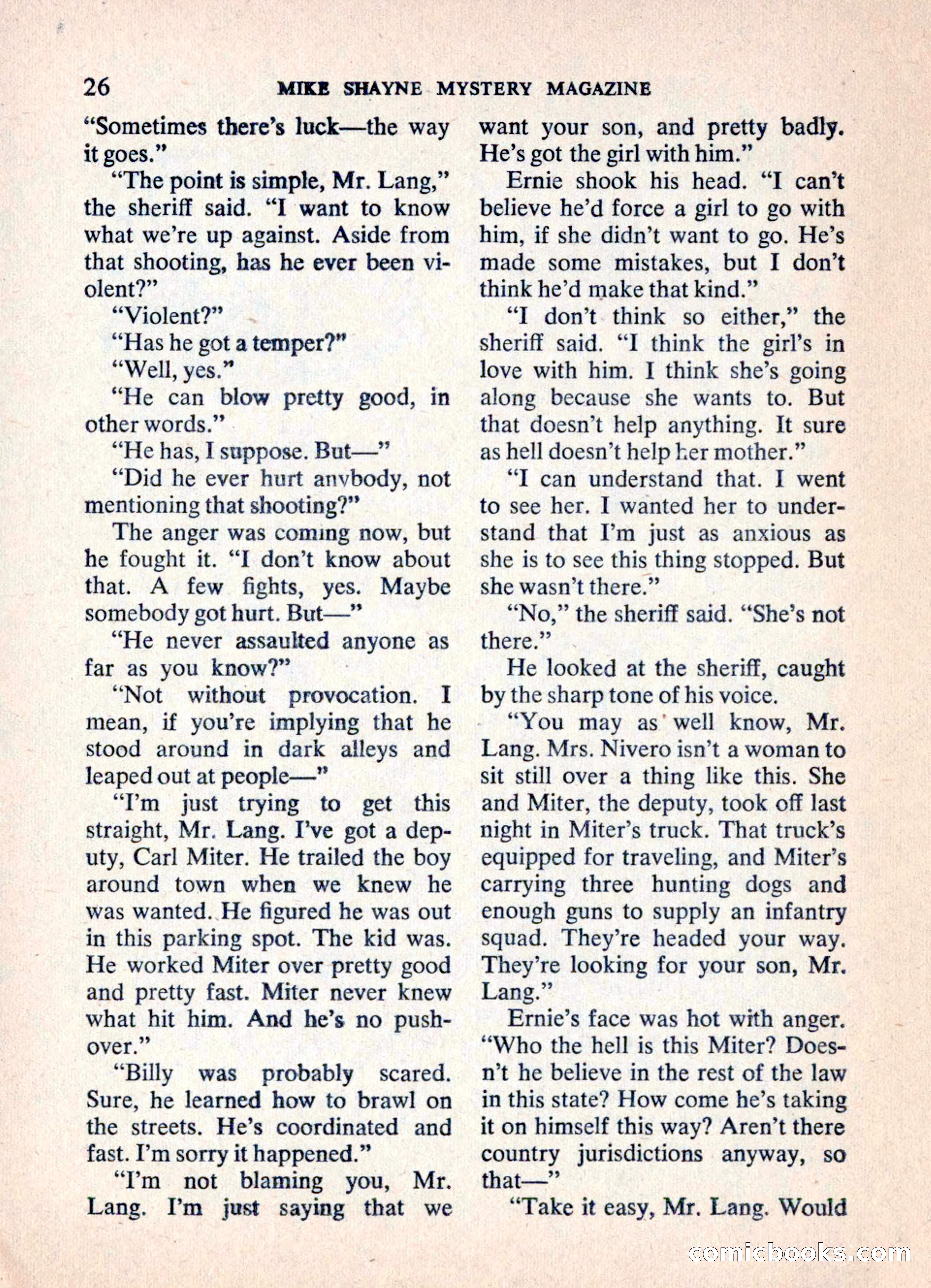 Mike Shayne Mystery Magazine — page 28 of 148