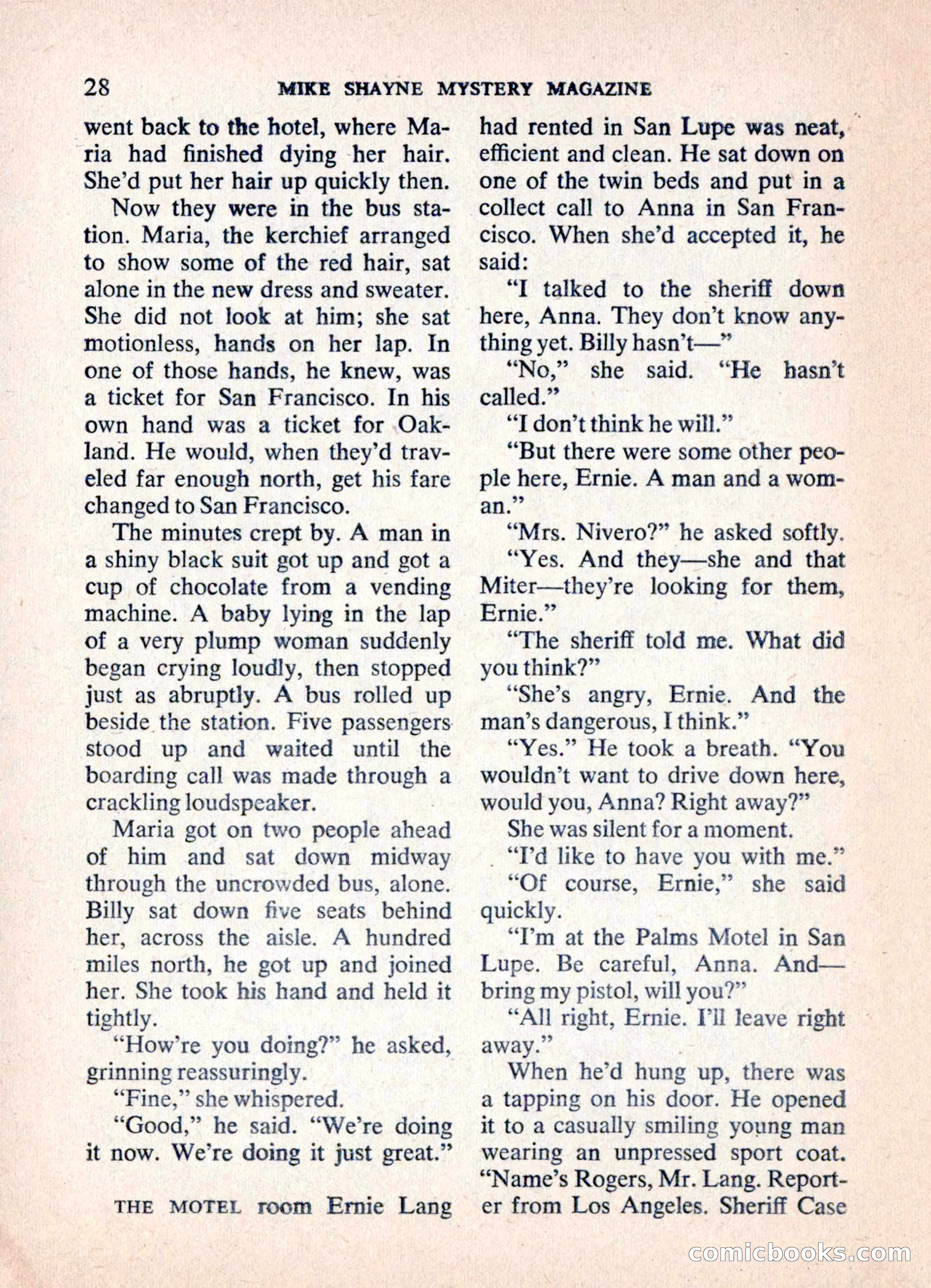 Mike Shayne Mystery Magazine — page 30 of 148